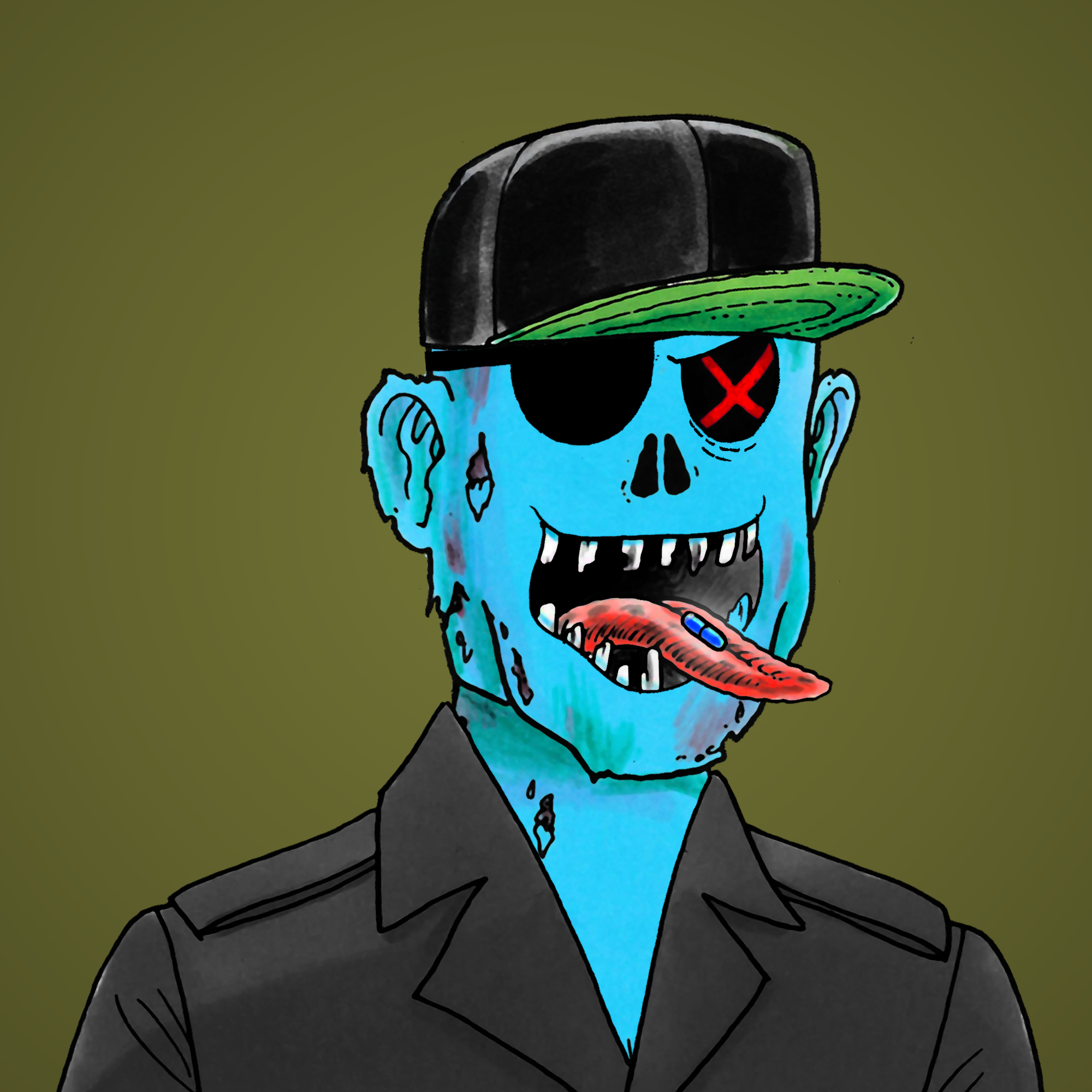 George Trosley - Jungle Freaks - Jungle Freak 500 - NFT # 500