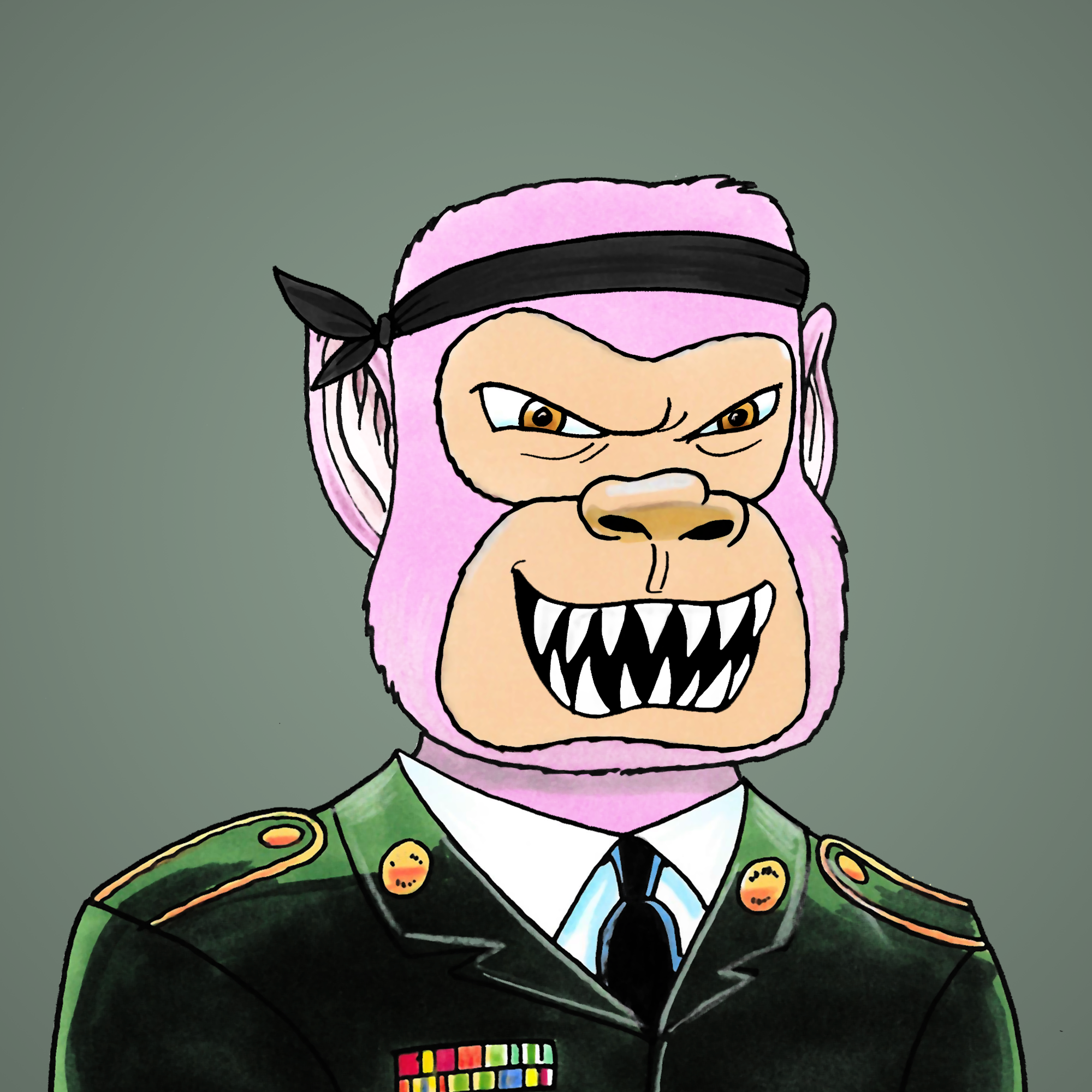 George Trosley - Jungle Freaks - Jungle Freak 5002 - NFT # 5002