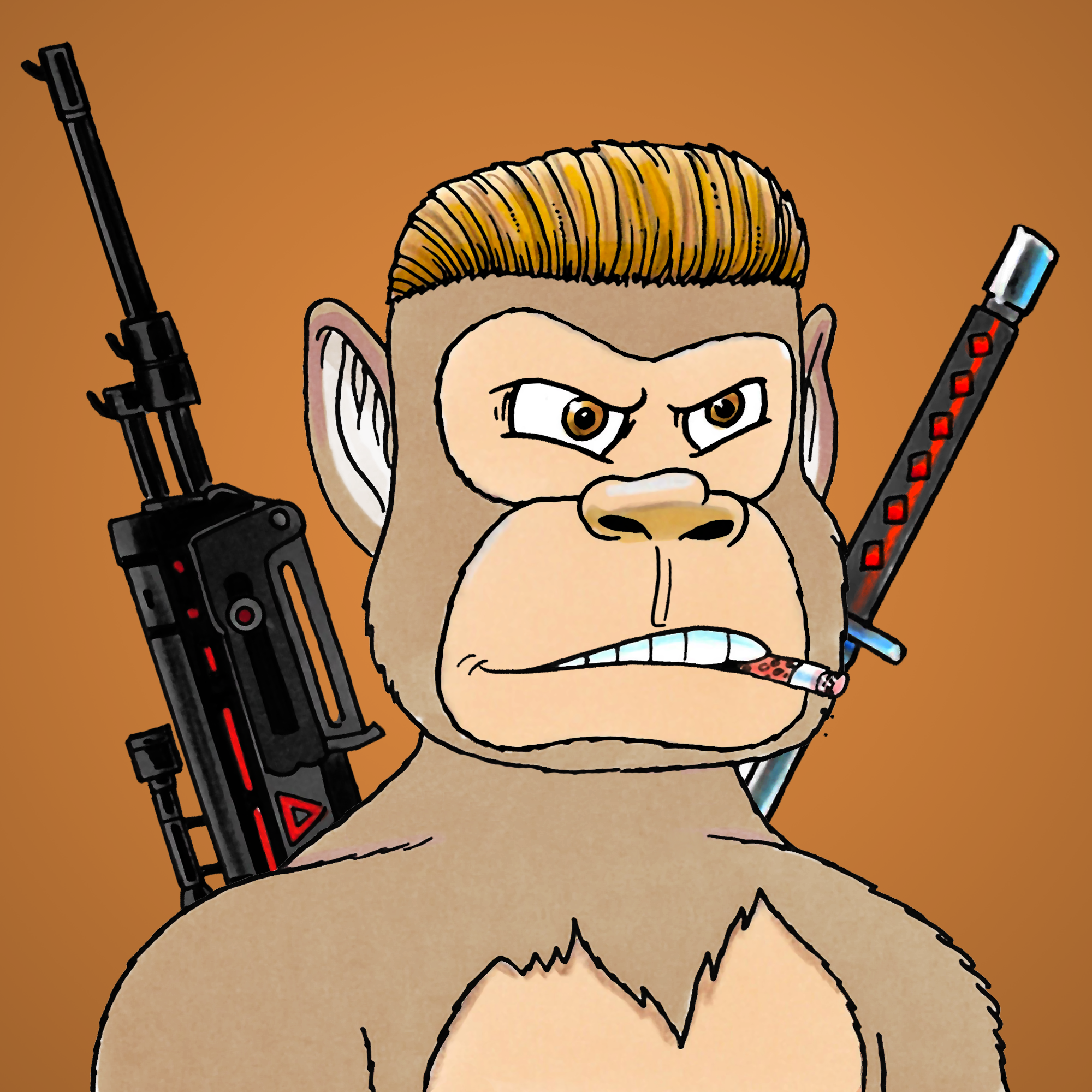 George Trosley - Jungle Freaks - Jungle Freak 5006 - NFT # 5006