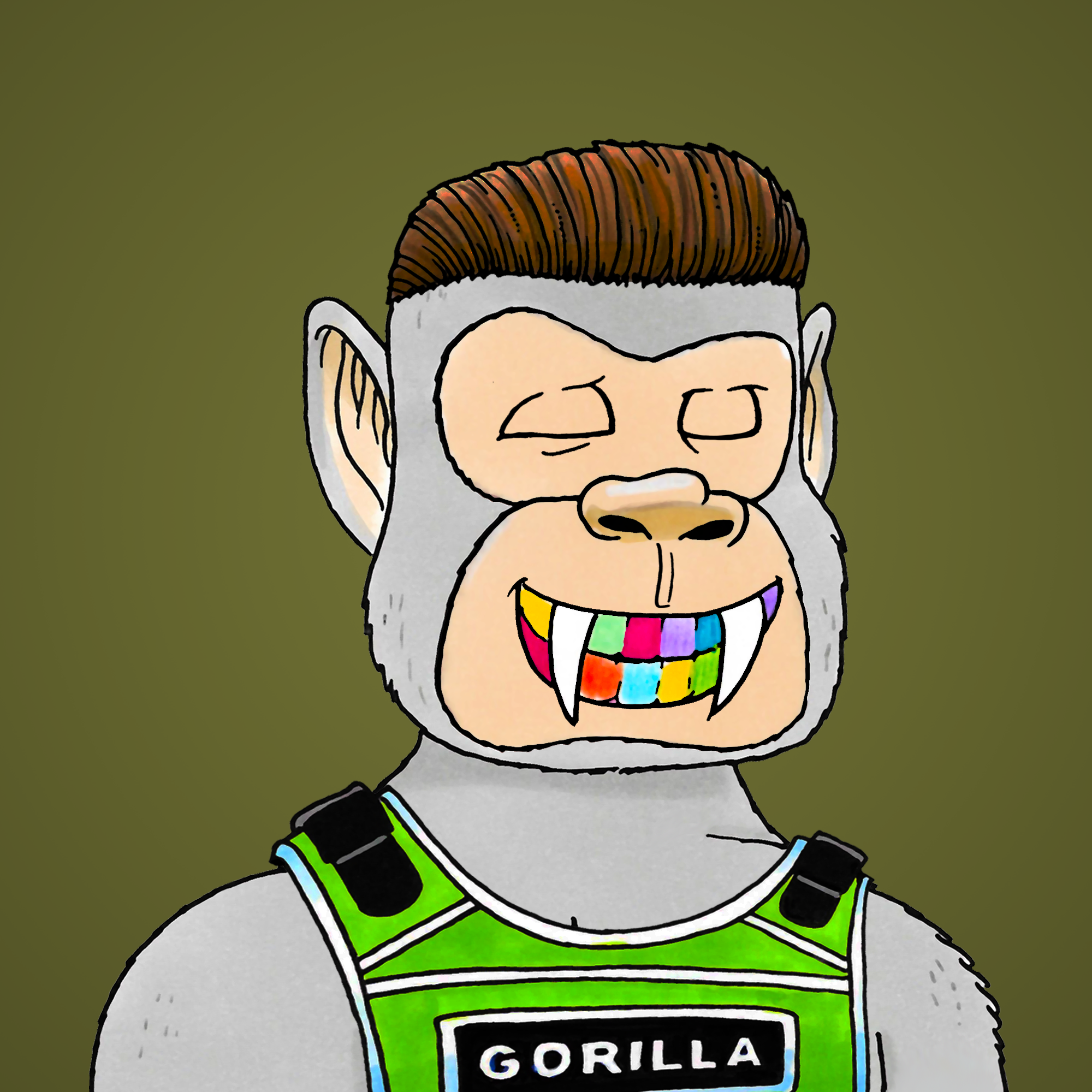 George Trosley - Jungle Freaks - Jungle Freak 5008 - NFT # 5008