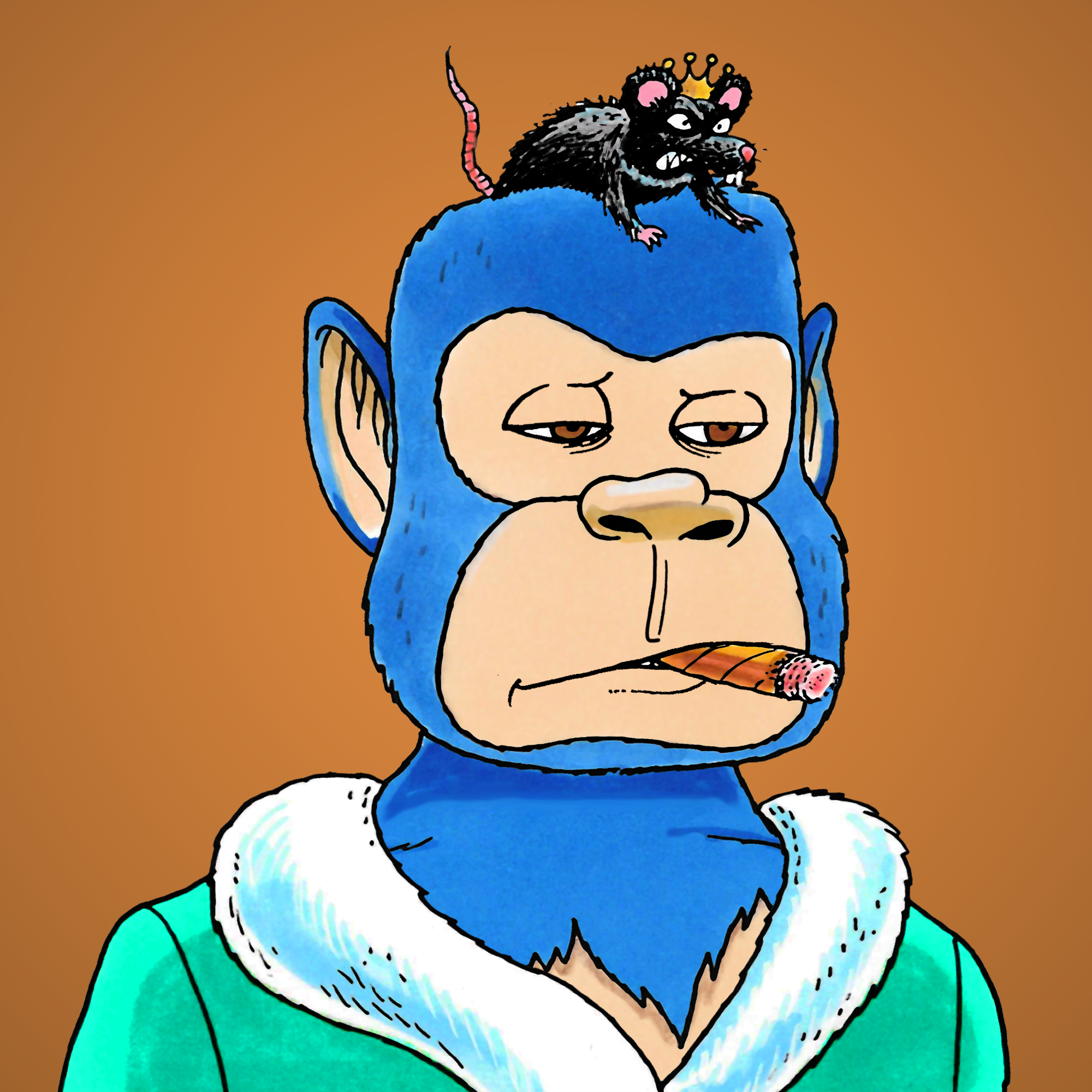 George Trosley - Jungle Freaks - Jungle Freak 5014 - NFT # 5014