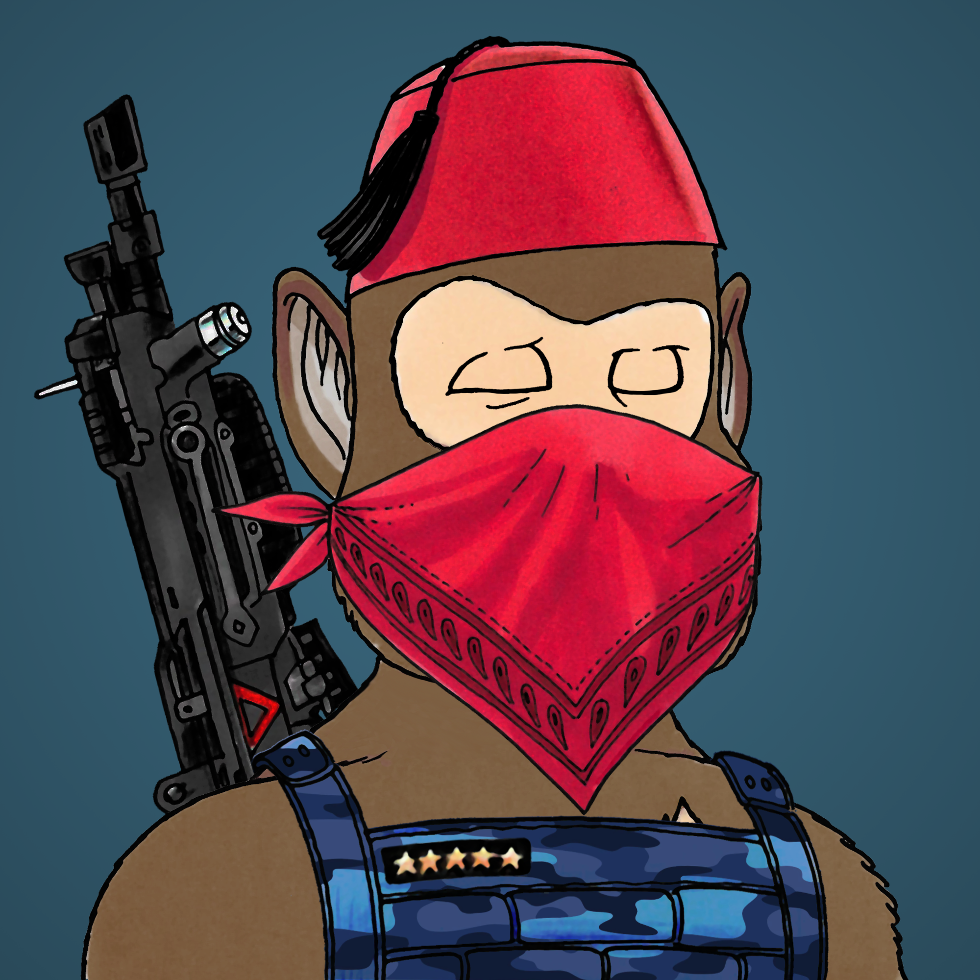 George Trosley - Jungle Freaks - Jungle Freak 502 - NFT # 502