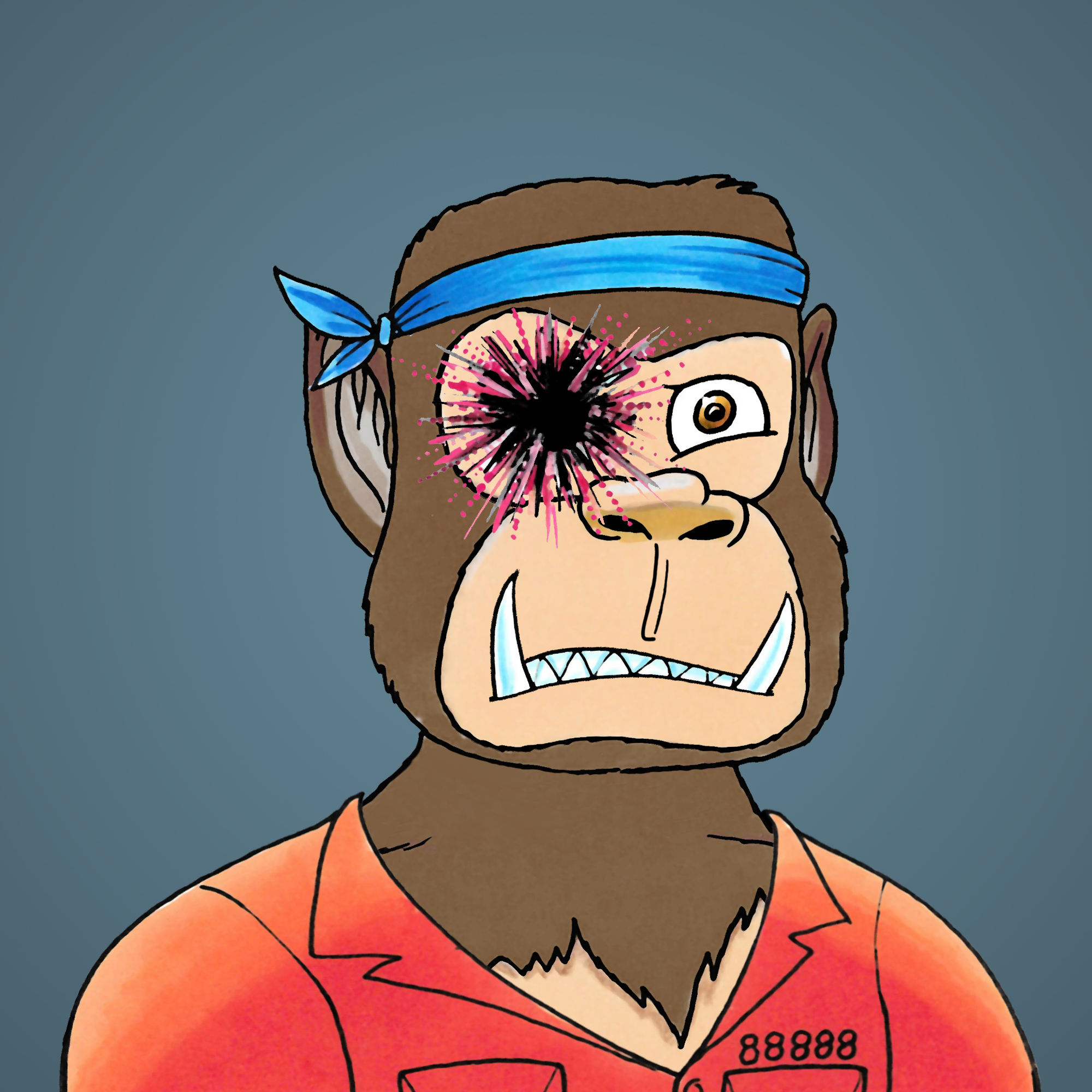 George Trosley - Jungle Freaks - Jungle Freak 5021 - NFT # 5021