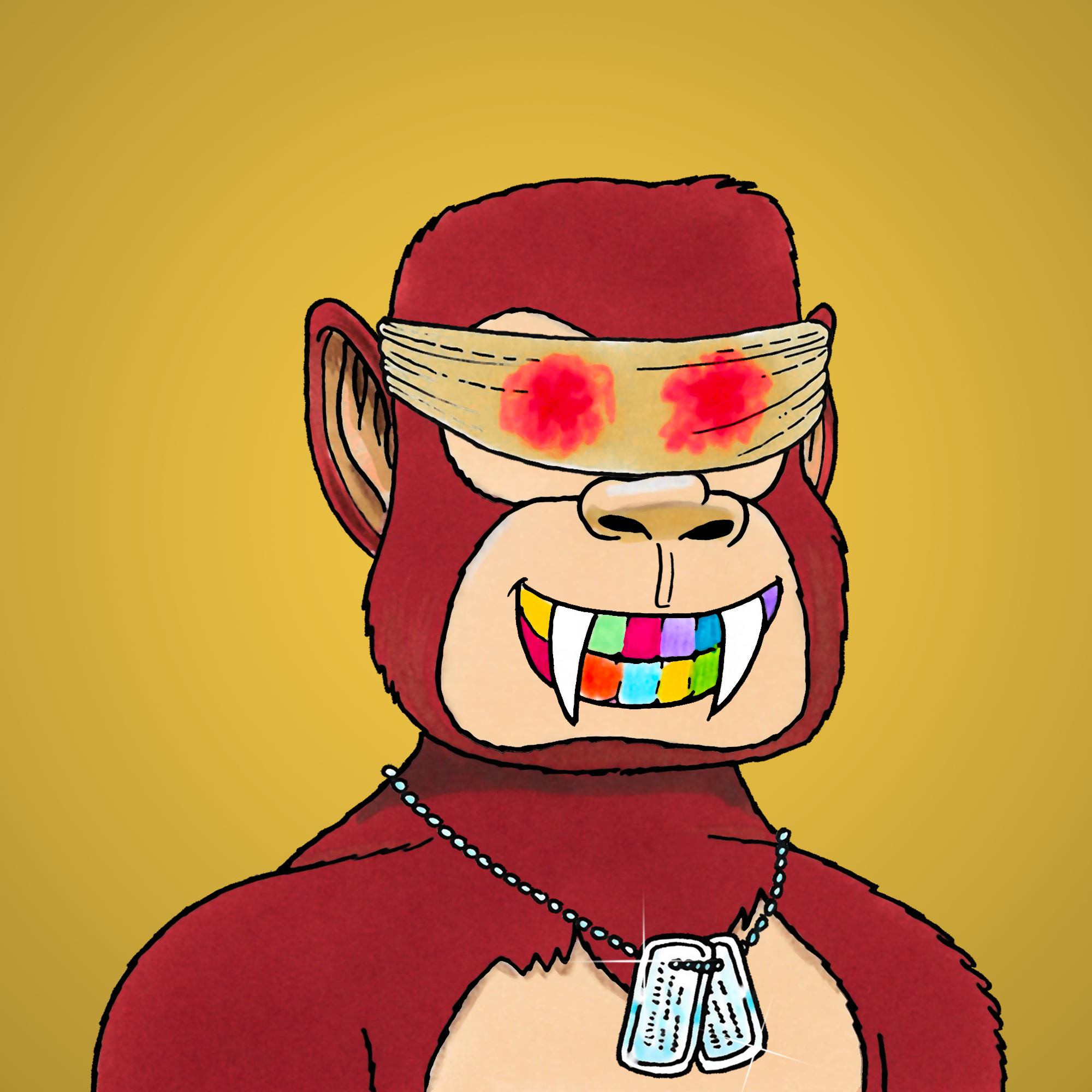 George Trosley - Jungle Freaks - Jungle Freak 5022 - NFT # 5022