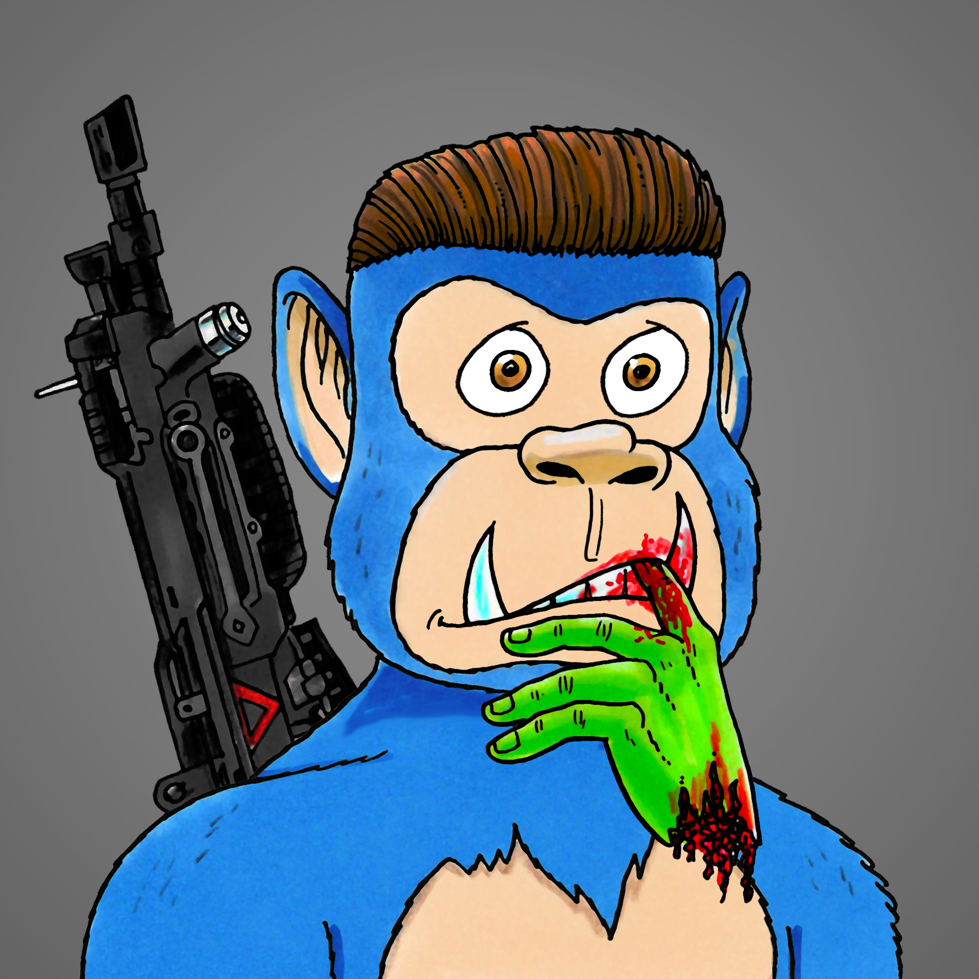 George Trosley - Jungle Freaks - Jungle Freak 5023 - NFT # 5023