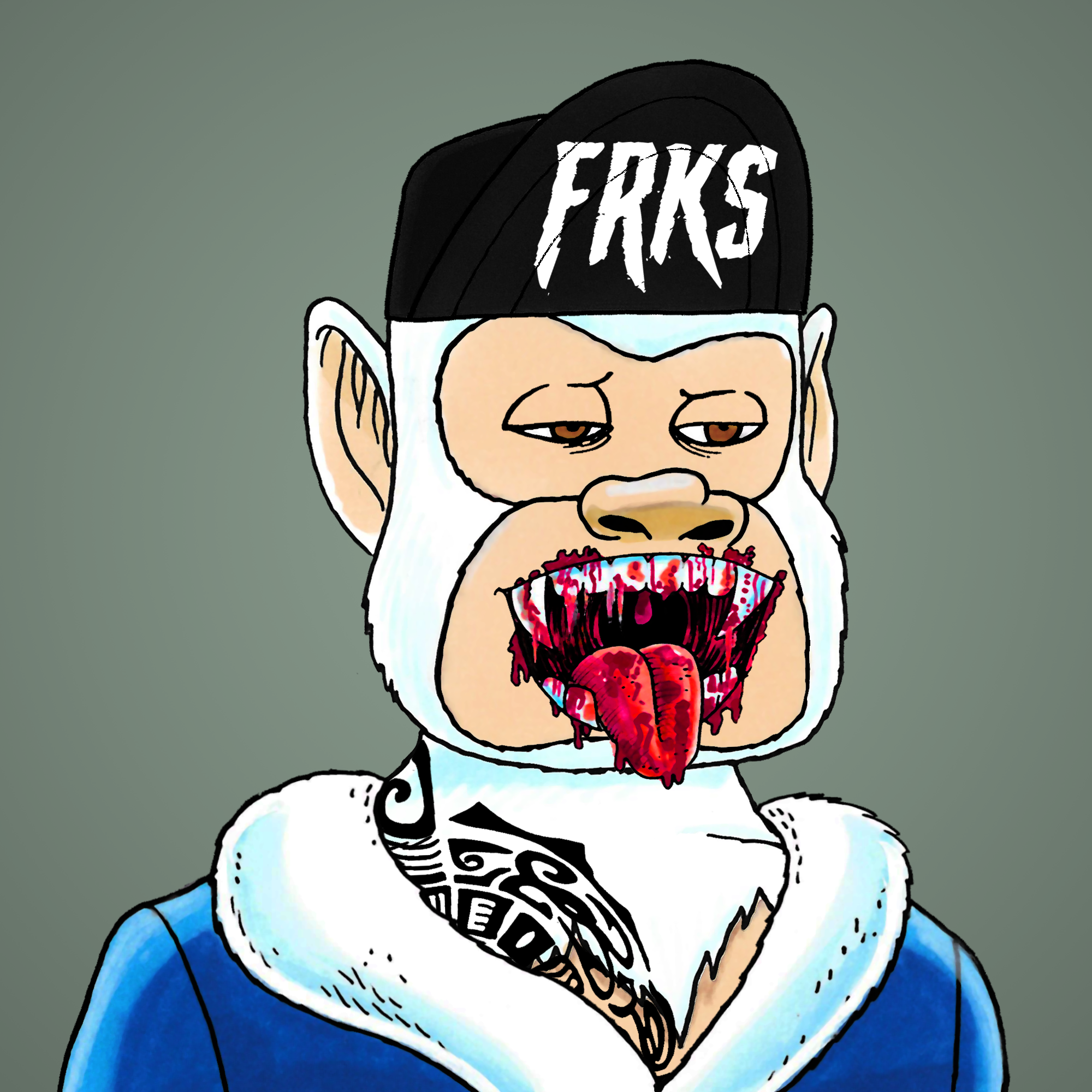 George Trosley - Jungle Freaks - Jungle Freak 5024 - NFT # 5024