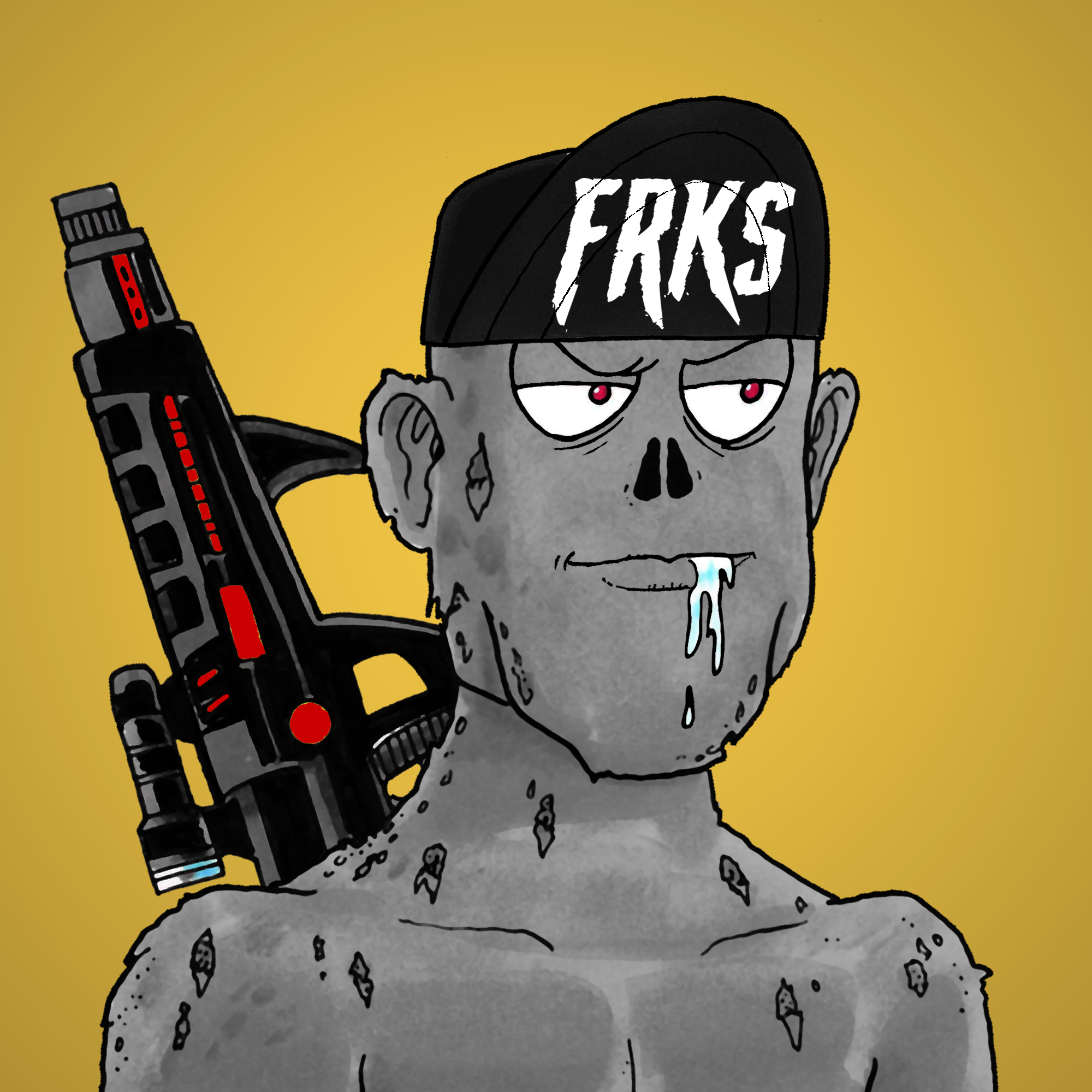 George Trosley - Jungle Freaks - Jungle Freak 5026 - NFT # 5026