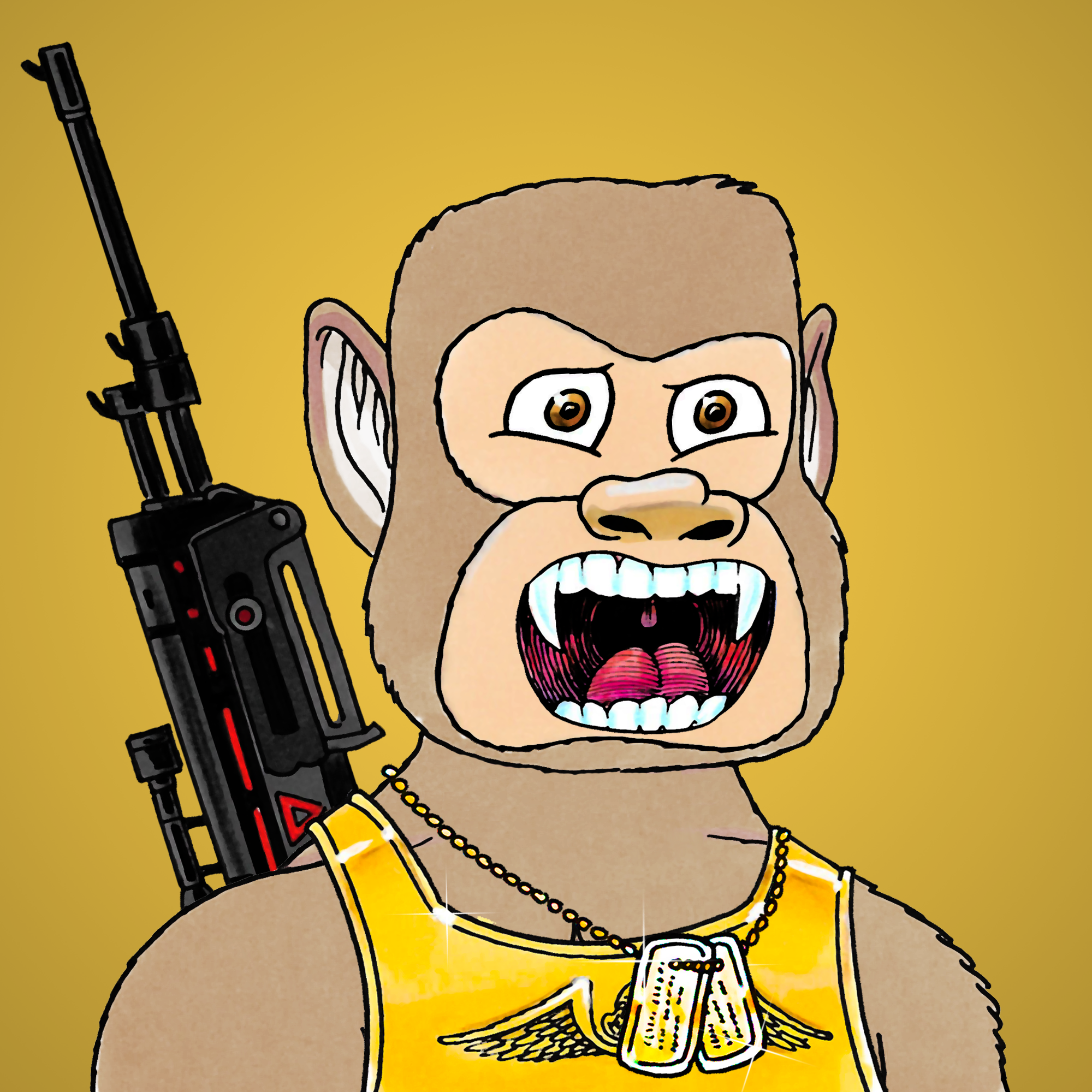 George Trosley - Jungle Freaks - Jungle Freak 5030 - NFT # 5030