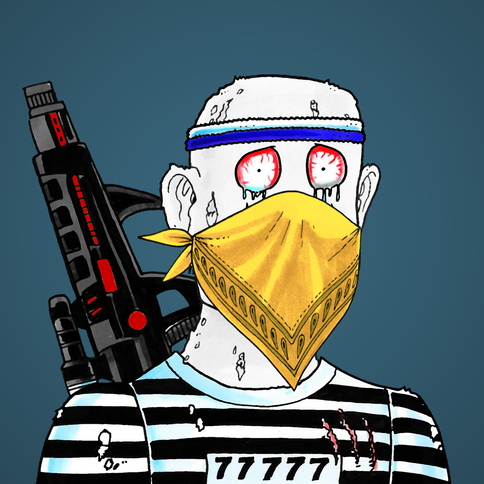 George Trosley - Jungle Freaks - Jungle Freak 5034 - NFT # 5034