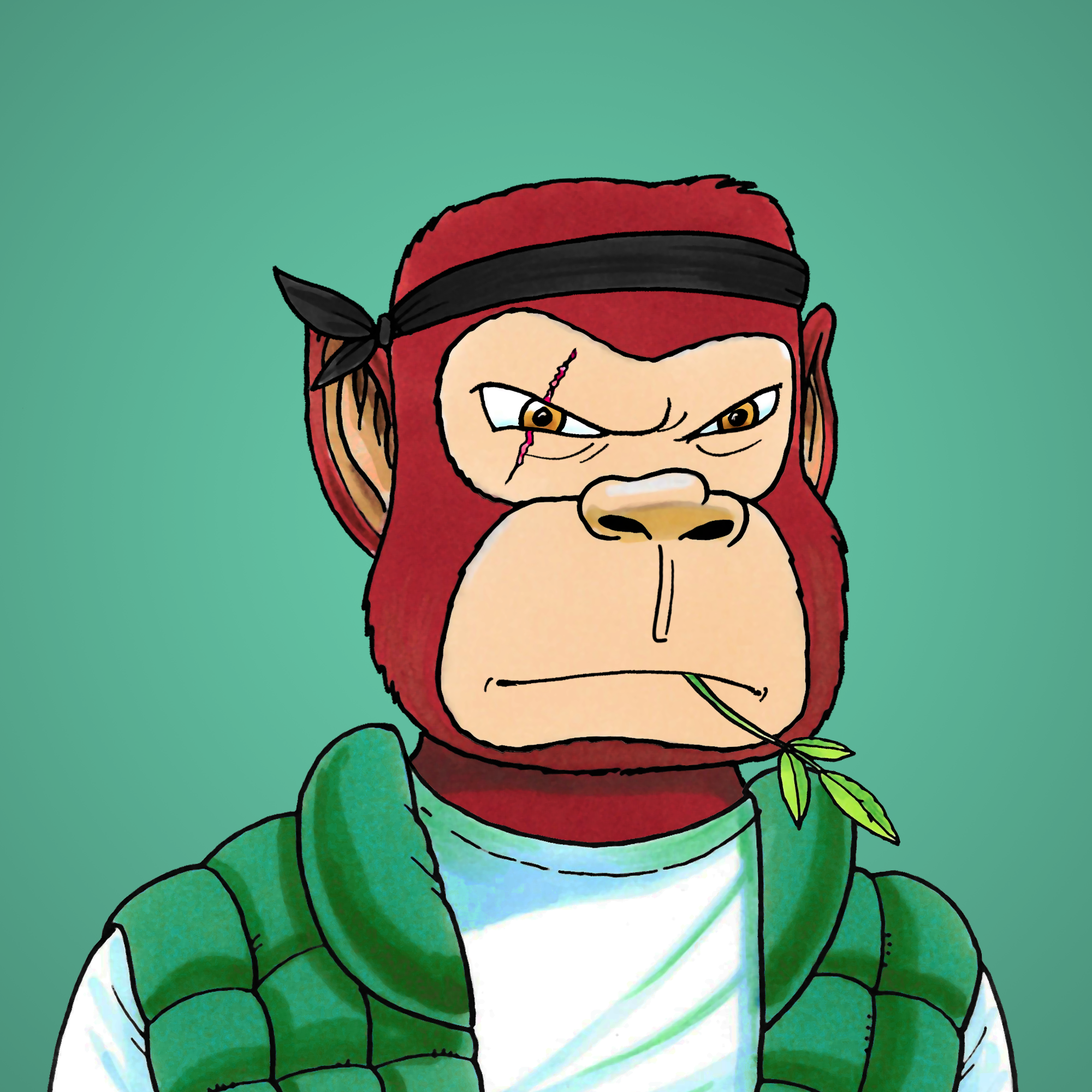 George Trosley - Jungle Freaks - Jungle Freak 5036 - NFT # 5036