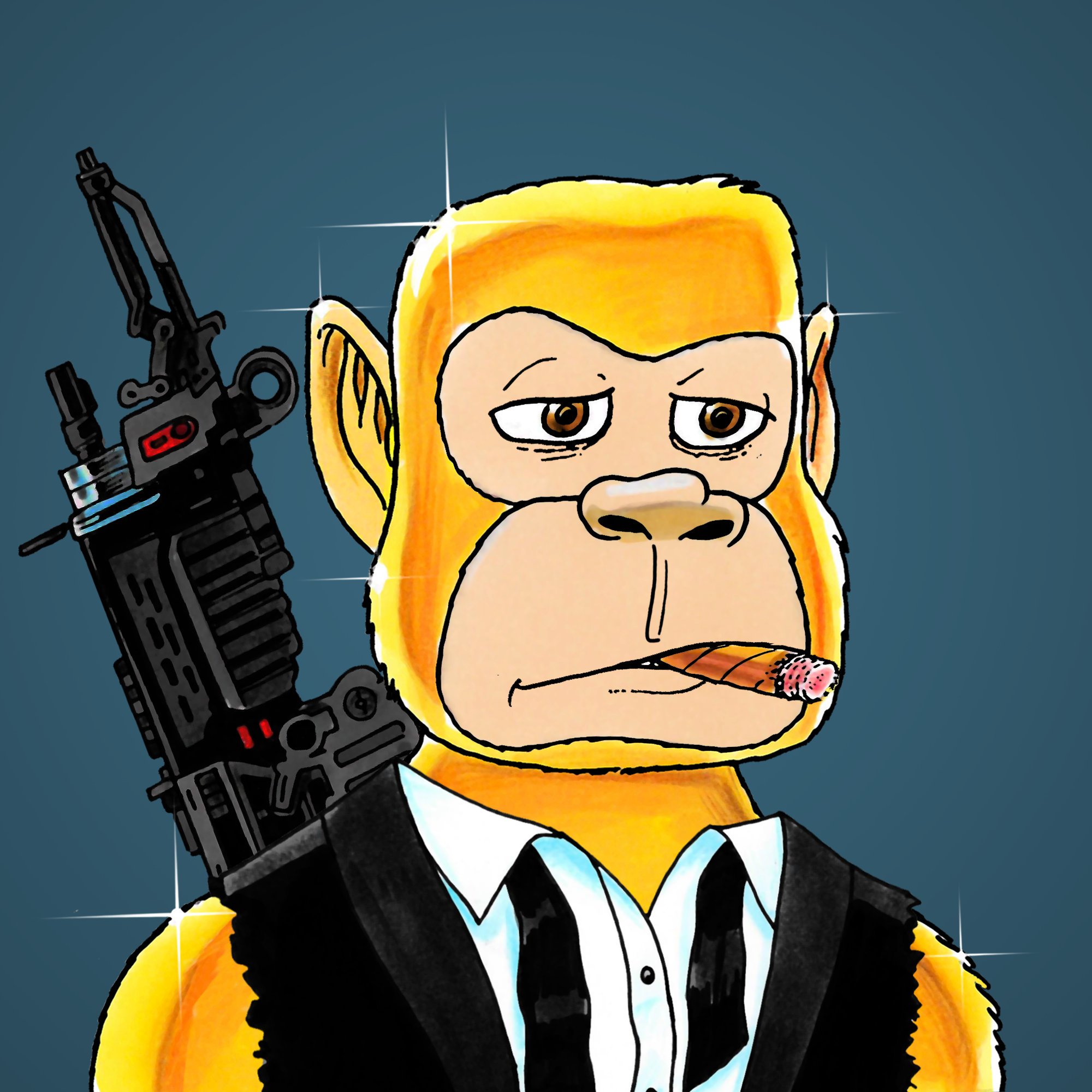 George Trosley - Jungle Freaks - Jungle Freak 5037 - NFT # 5037