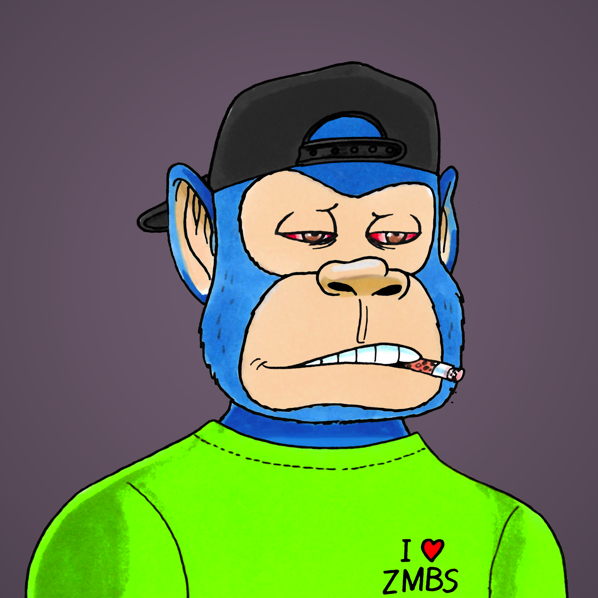 George Trosley - Jungle Freaks - Jungle Freak 5038 - NFT # 5038