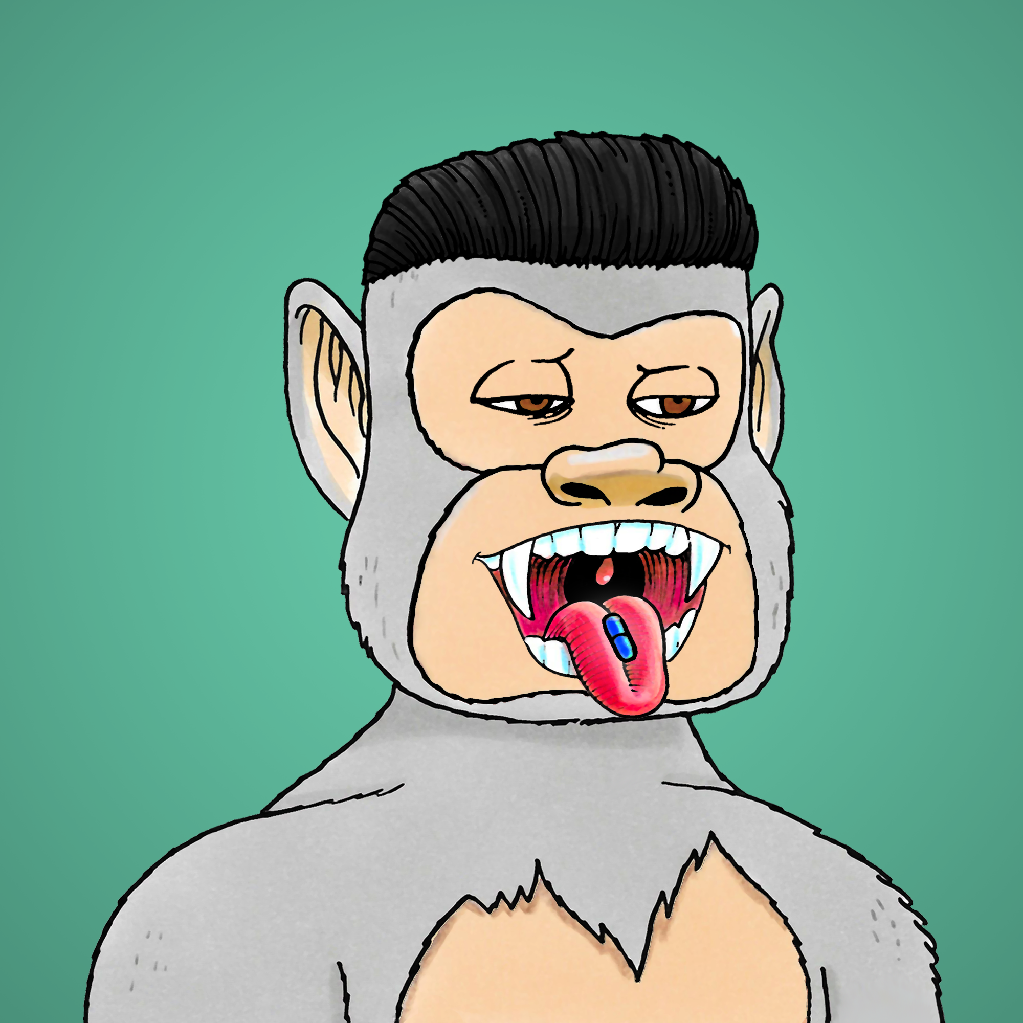 George Trosley - Jungle Freaks - Jungle Freak 505 - NFT # 505