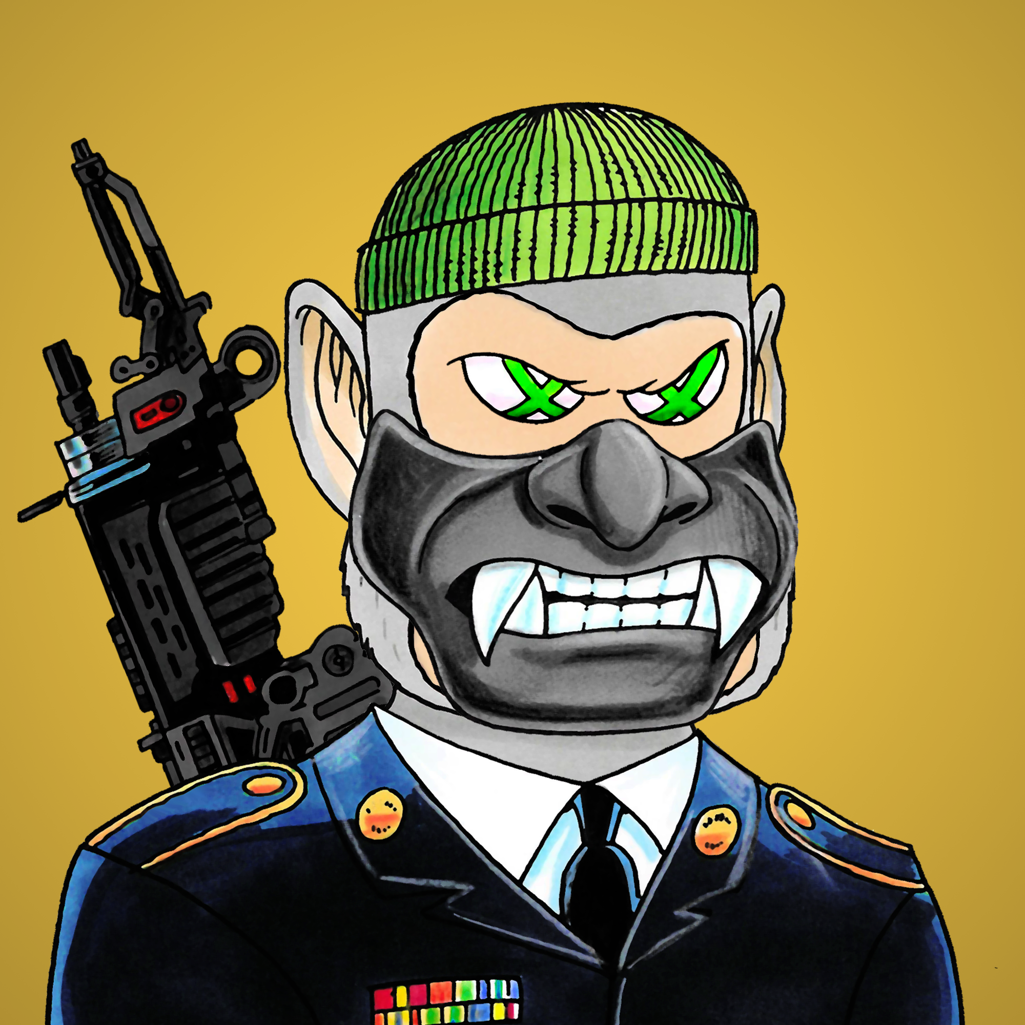 George Trosley - Jungle Freaks - Jungle Freak 5054 - NFT # 5054