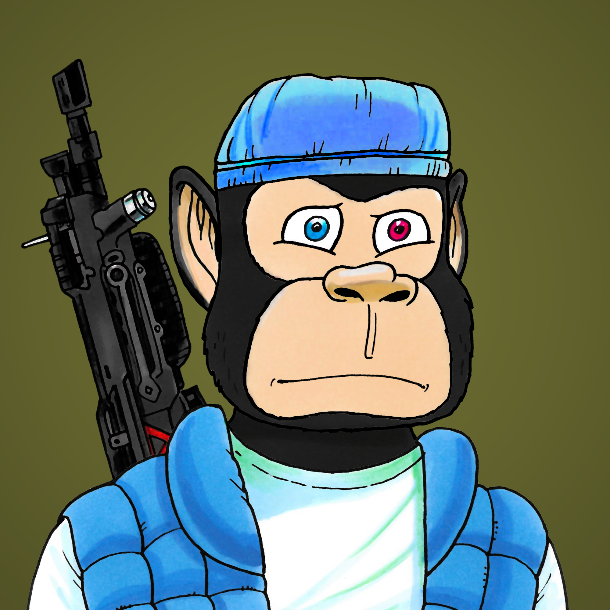 George Trosley - Jungle Freaks - Jungle Freak 5056 - NFT # 5056