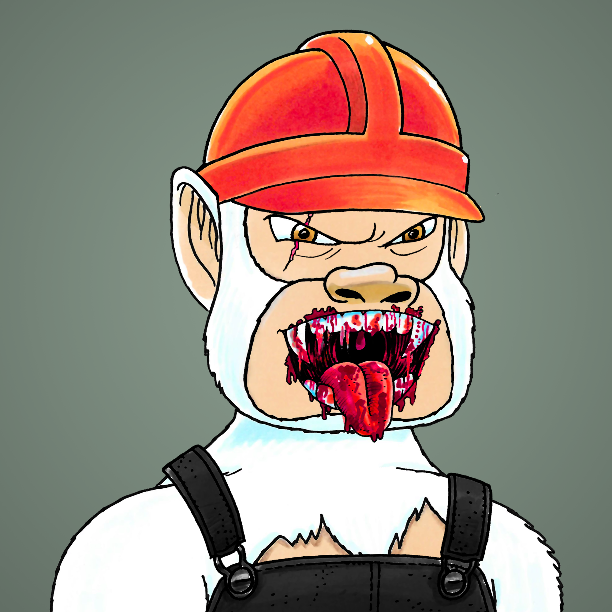 George Trosley - Jungle Freaks - Jungle Freak 5069 - NFT # 5069