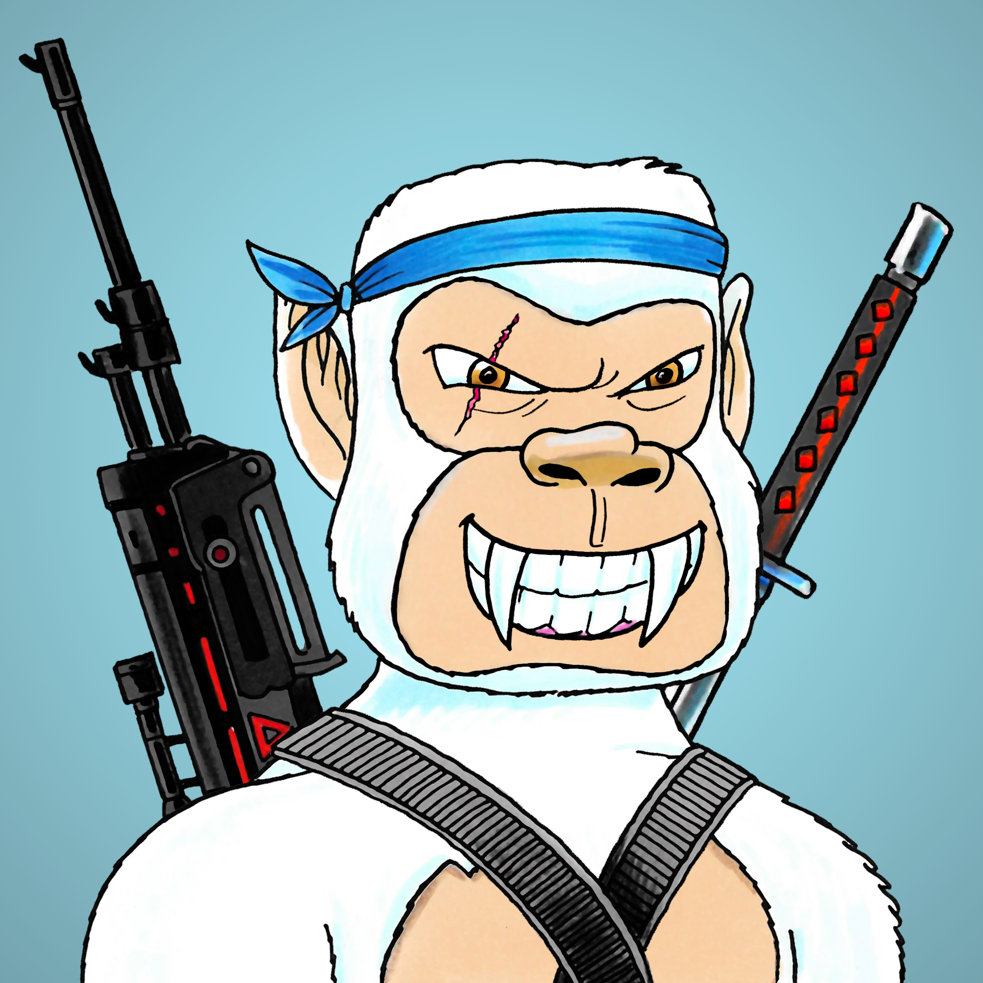 George Trosley - Jungle Freaks - Jungle Freak 507 - NFT # 507