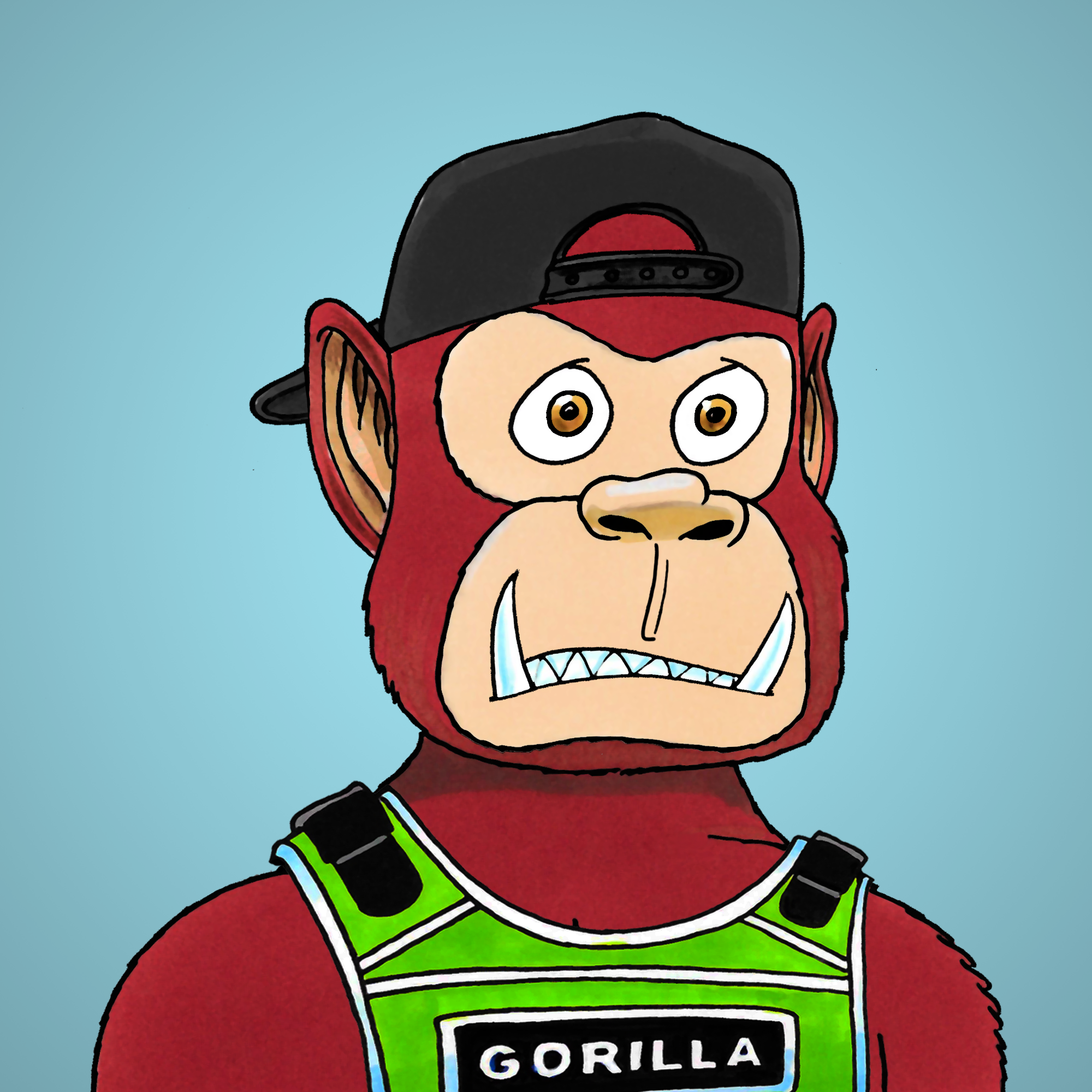 George Trosley - Jungle Freaks - Jungle Freak 5072 - NFT # 5072