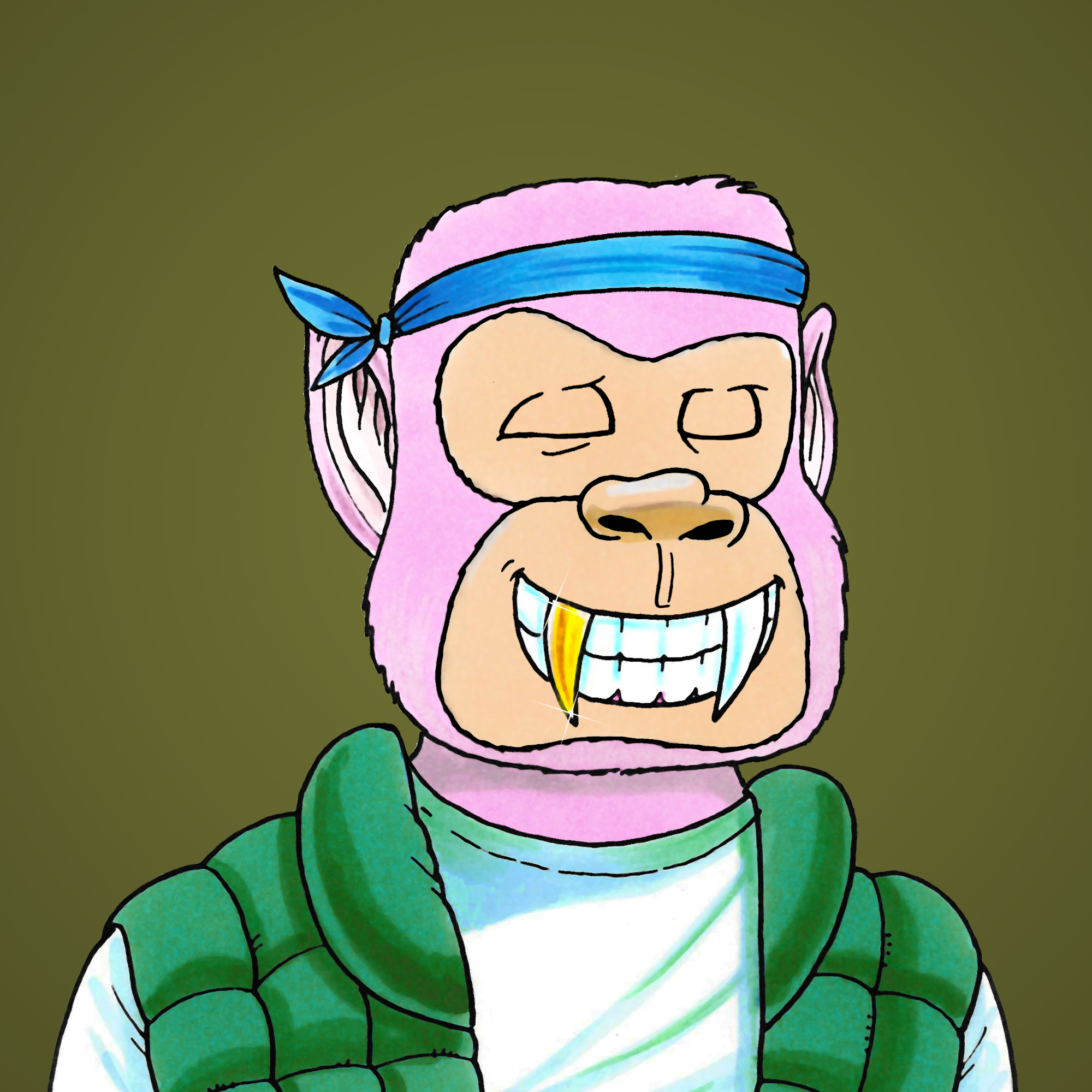 George Trosley - Jungle Freaks - Jungle Freak 5086 - NFT # 5086