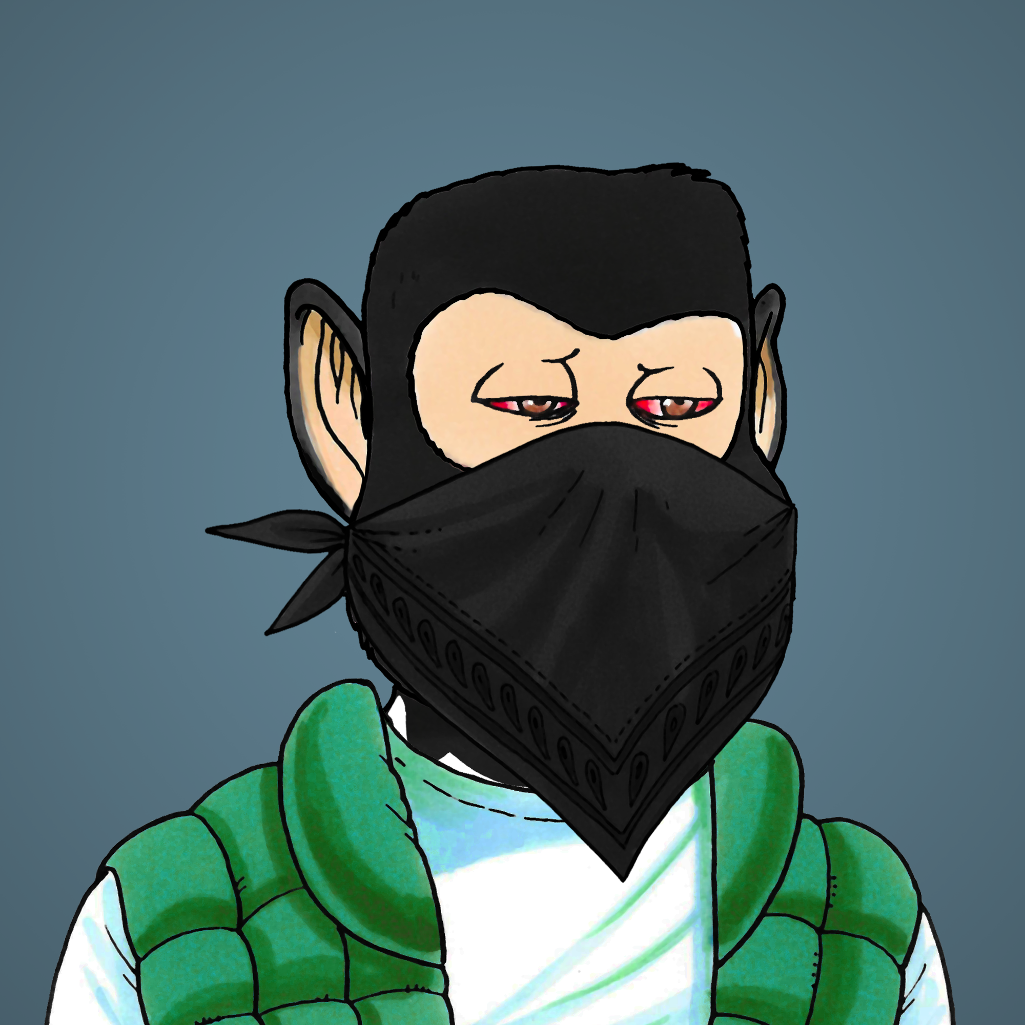 George Trosley - Jungle Freaks - Jungle Freak 5089 - NFT # 5089