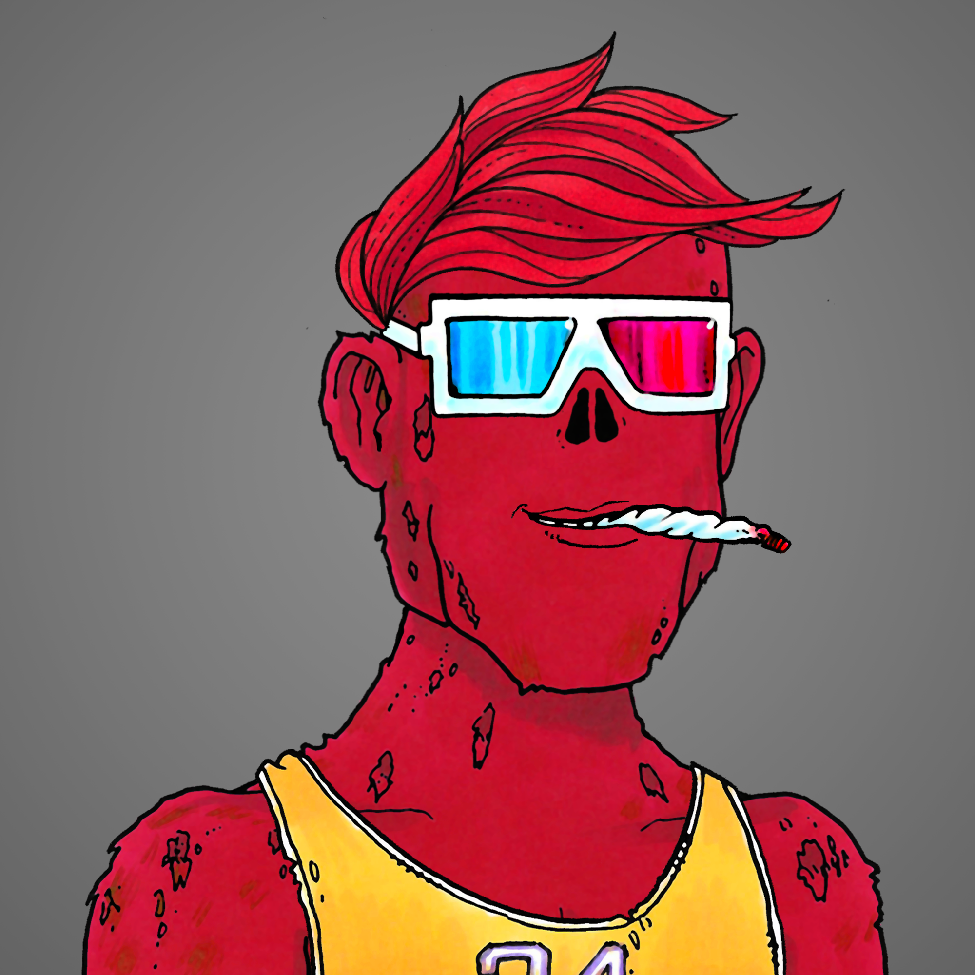 George Trosley - Jungle Freaks - Jungle Freak 509 - NFT # 509