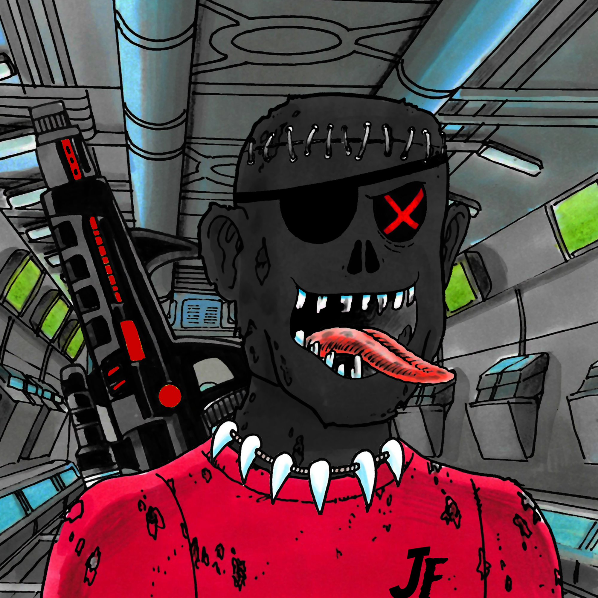 George Trosley - Jungle Freaks - Jungle Freak 5090 - NFT # 5090