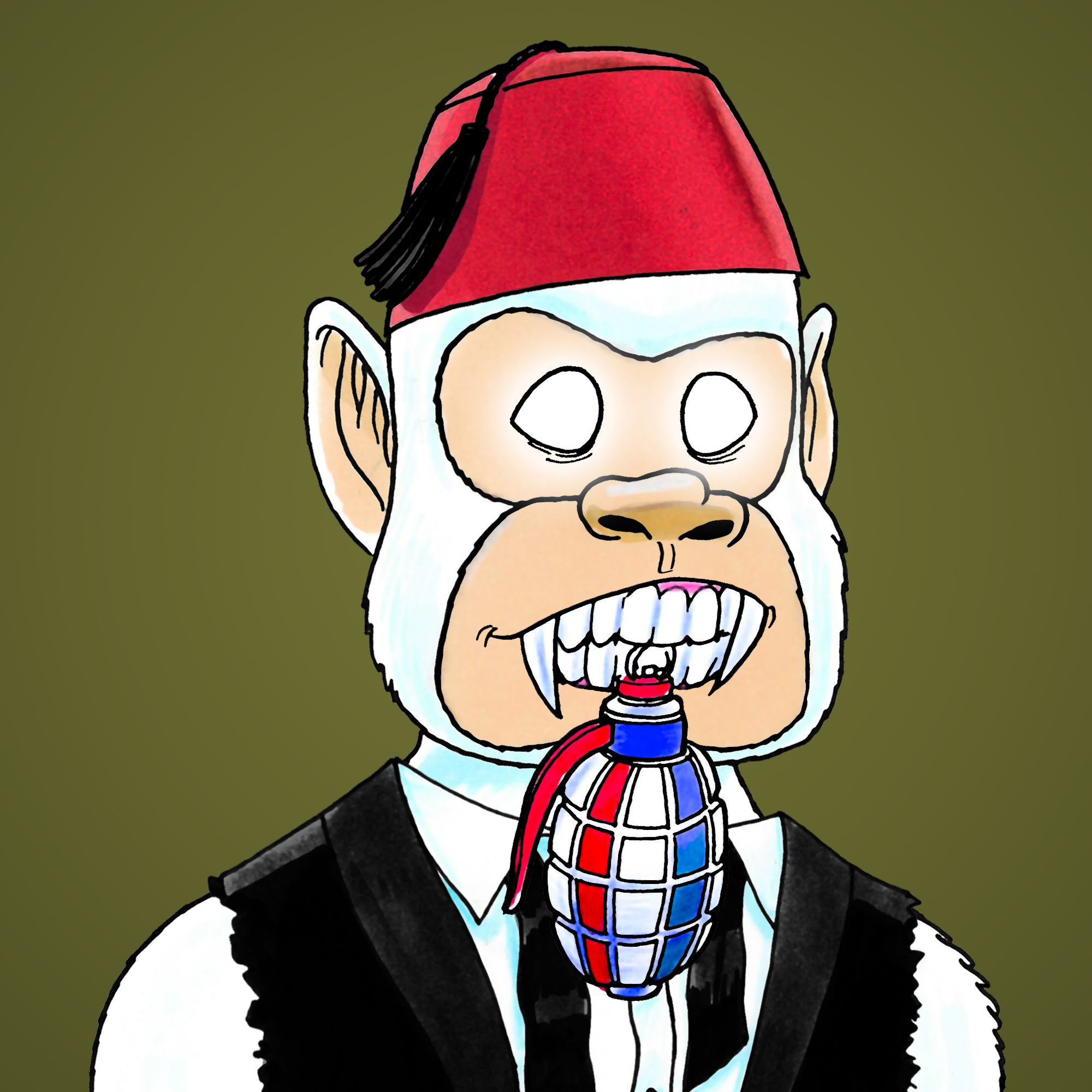 George Trosley - Jungle Freaks - Jungle Freak 5094 - NFT # 5094