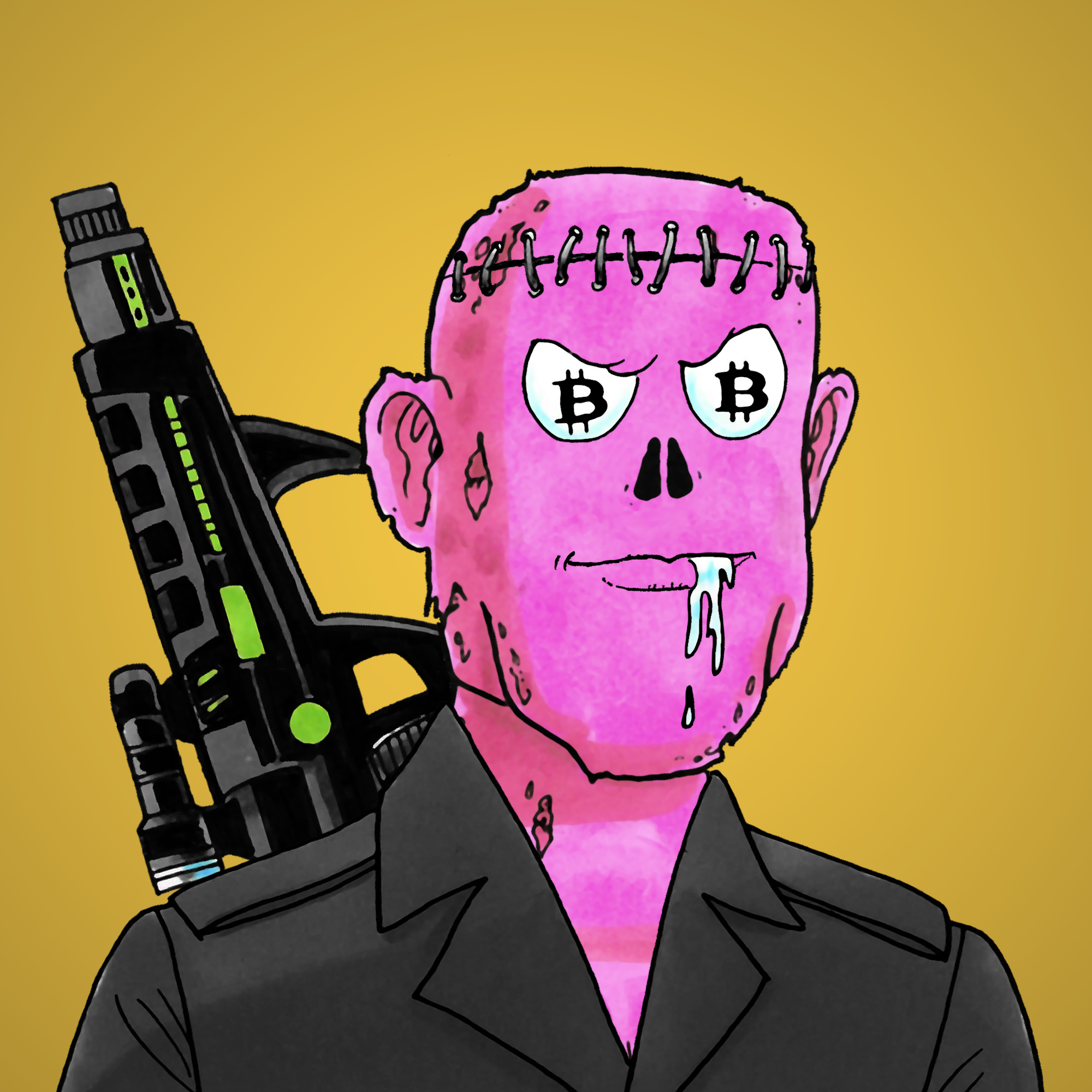 George Trosley - Jungle Freaks - Jungle Freak 5095 - NFT # 5095