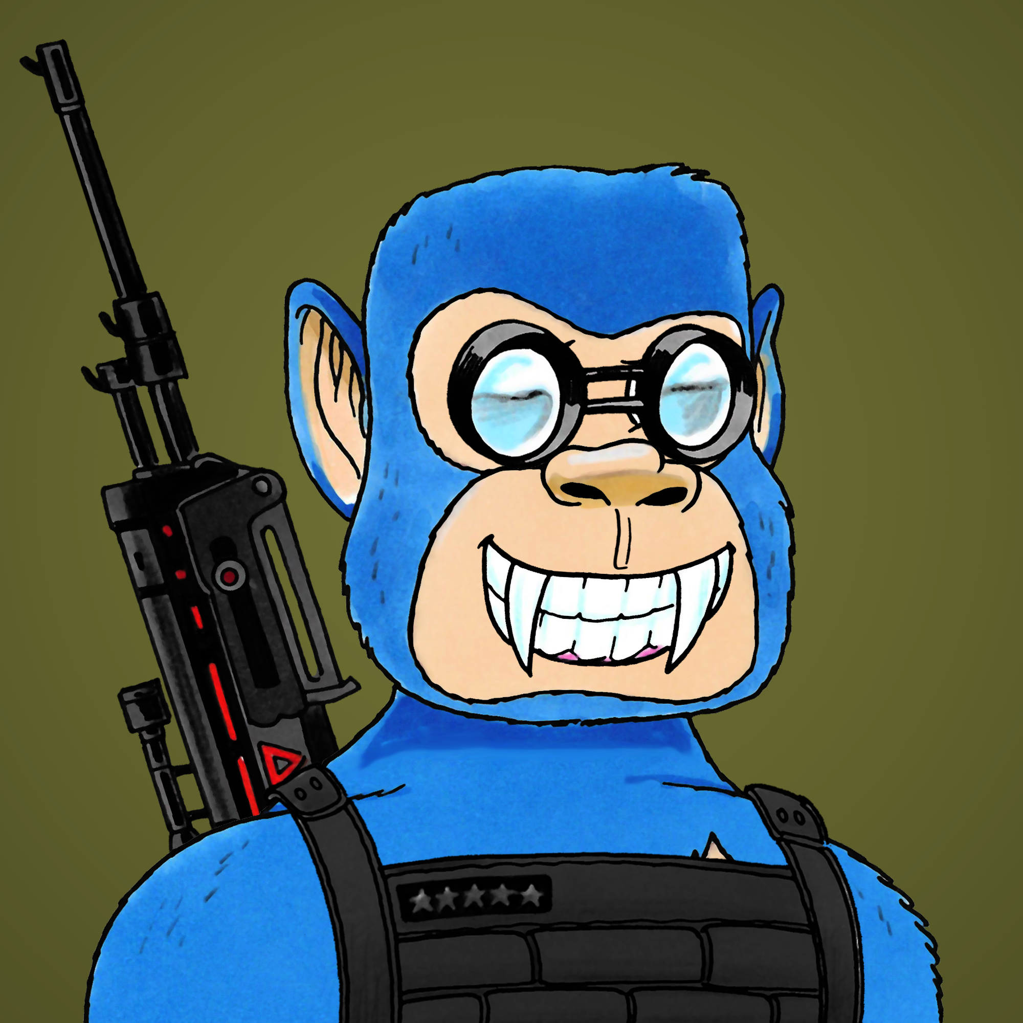 George Trosley - Jungle Freaks - Jungle Freak 510 - NFT # 510