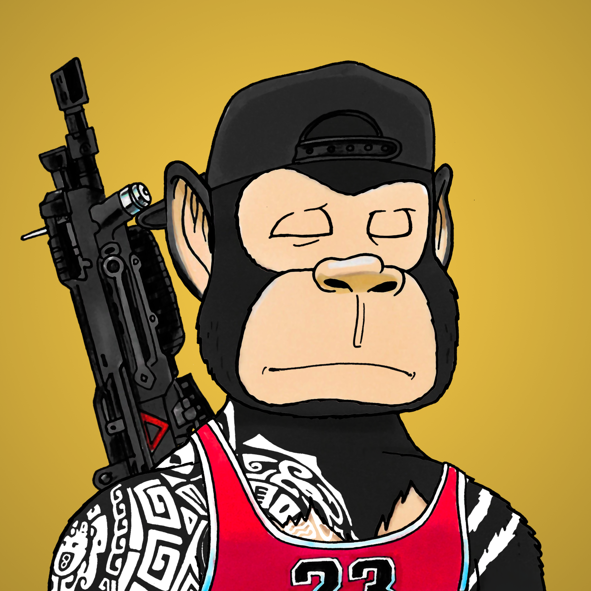 George Trosley - Jungle Freaks - Jungle Freak 5101 - NFT # 5101