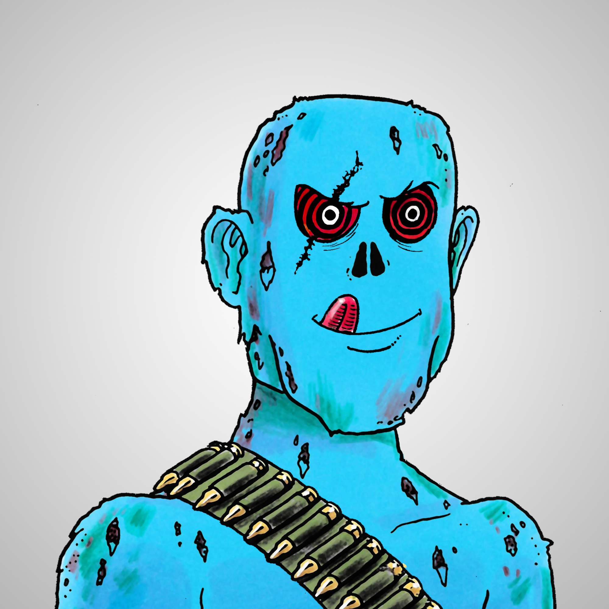 George Trosley - Jungle Freaks - Jungle Freak 5108 - NFT # 5108