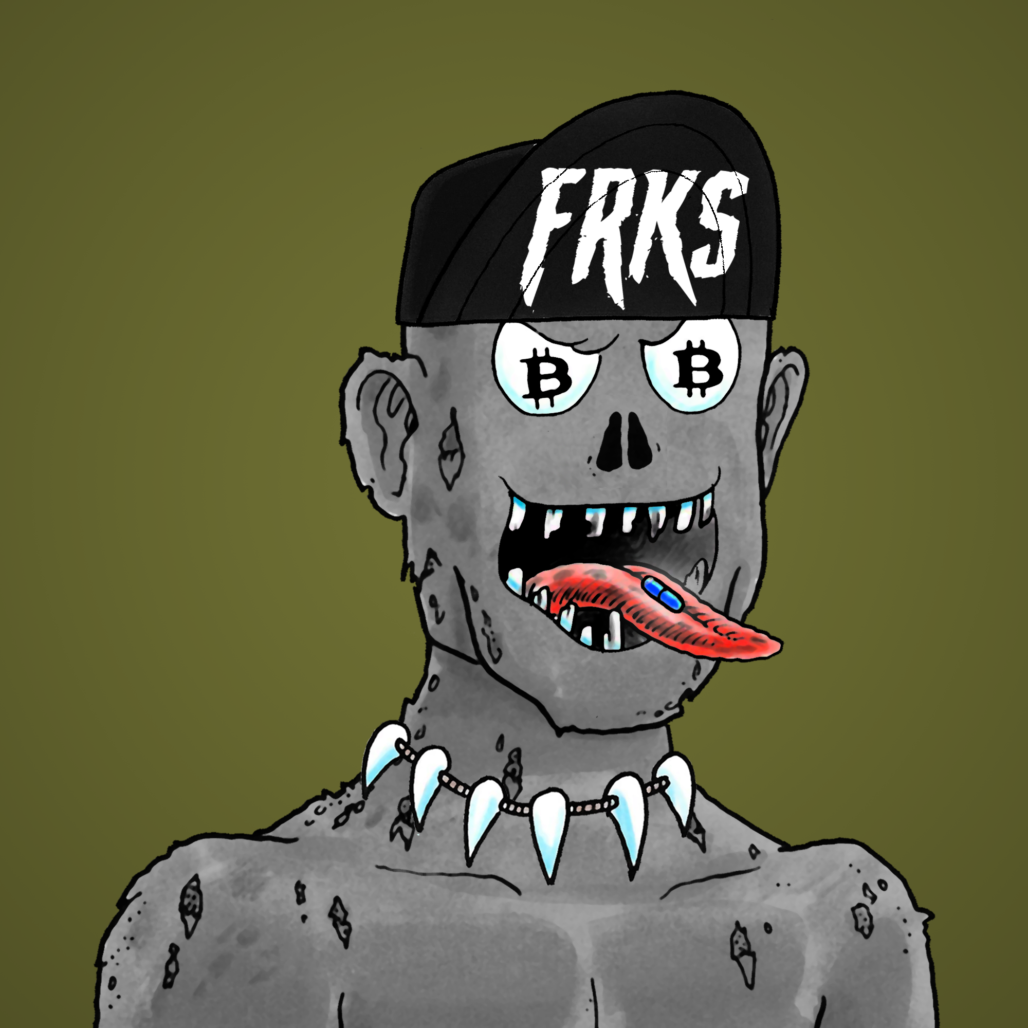 George Trosley - Jungle Freaks - Jungle Freak 5109 - NFT # 5109