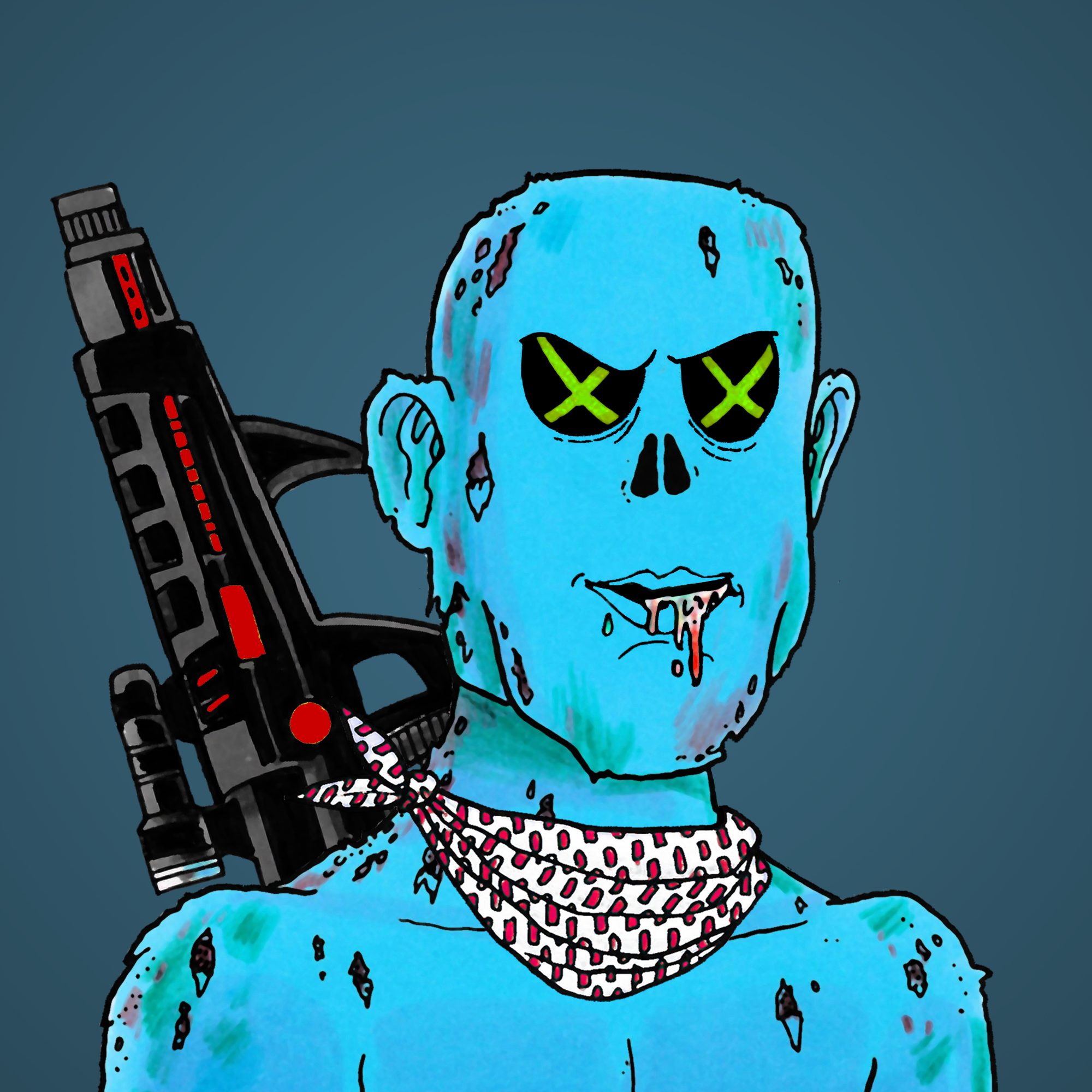 George Trosley - Jungle Freaks - Jungle Freak 5117 - NFT # 5117