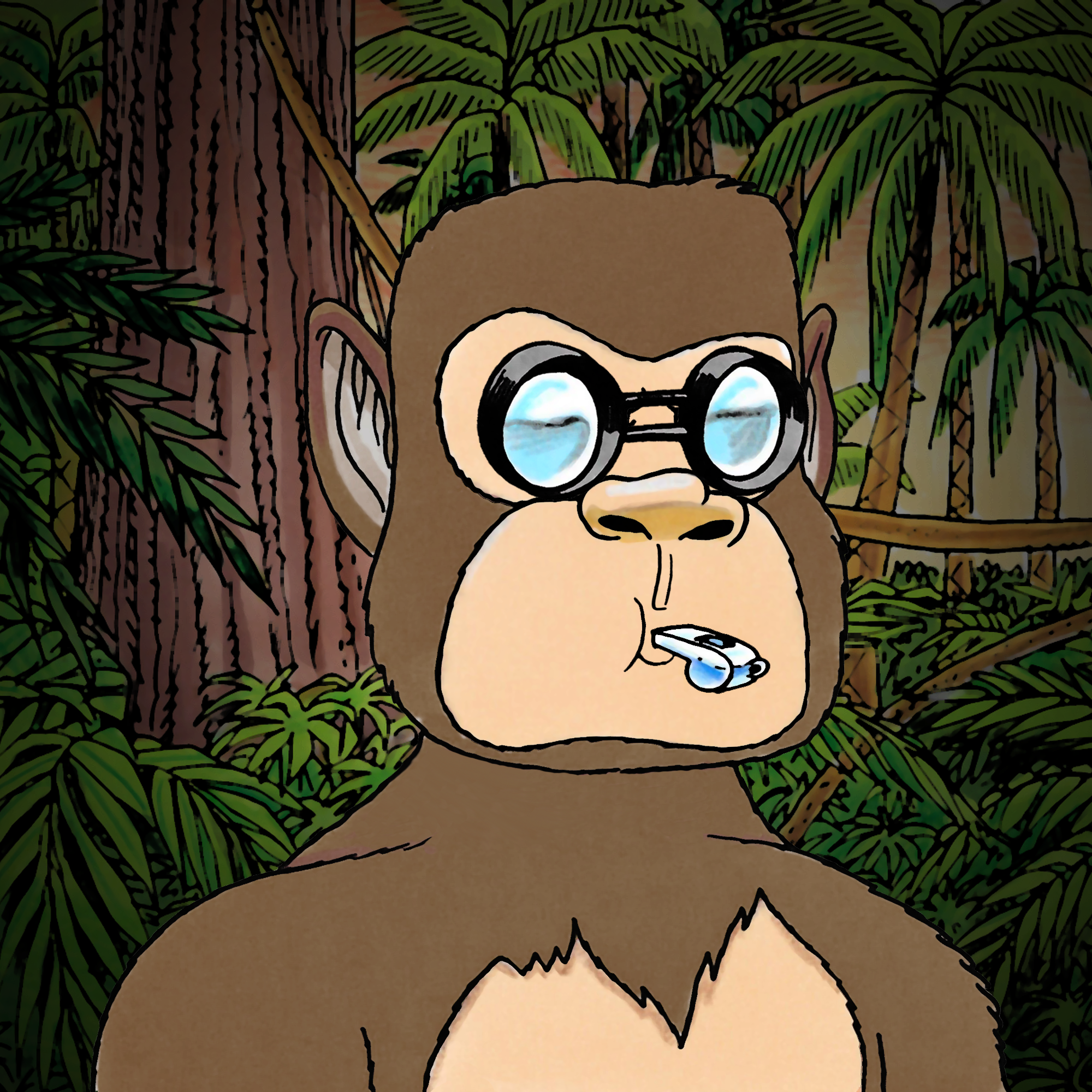 George Trosley - Jungle Freaks - Jungle Freak 5119 - NFT # 5119