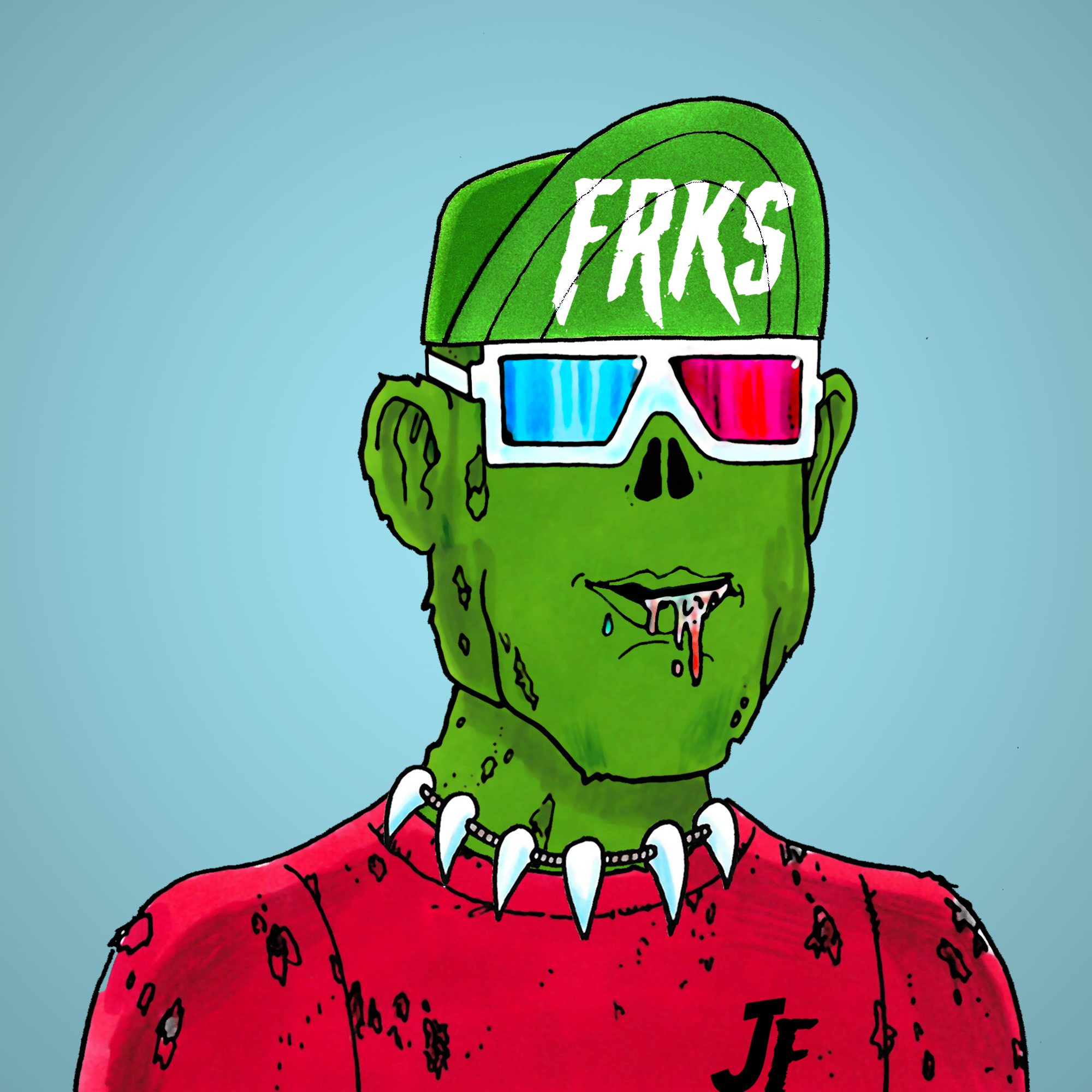 George Trosley - Jungle Freaks - Jungle Freak 5120 - NFT # 5120