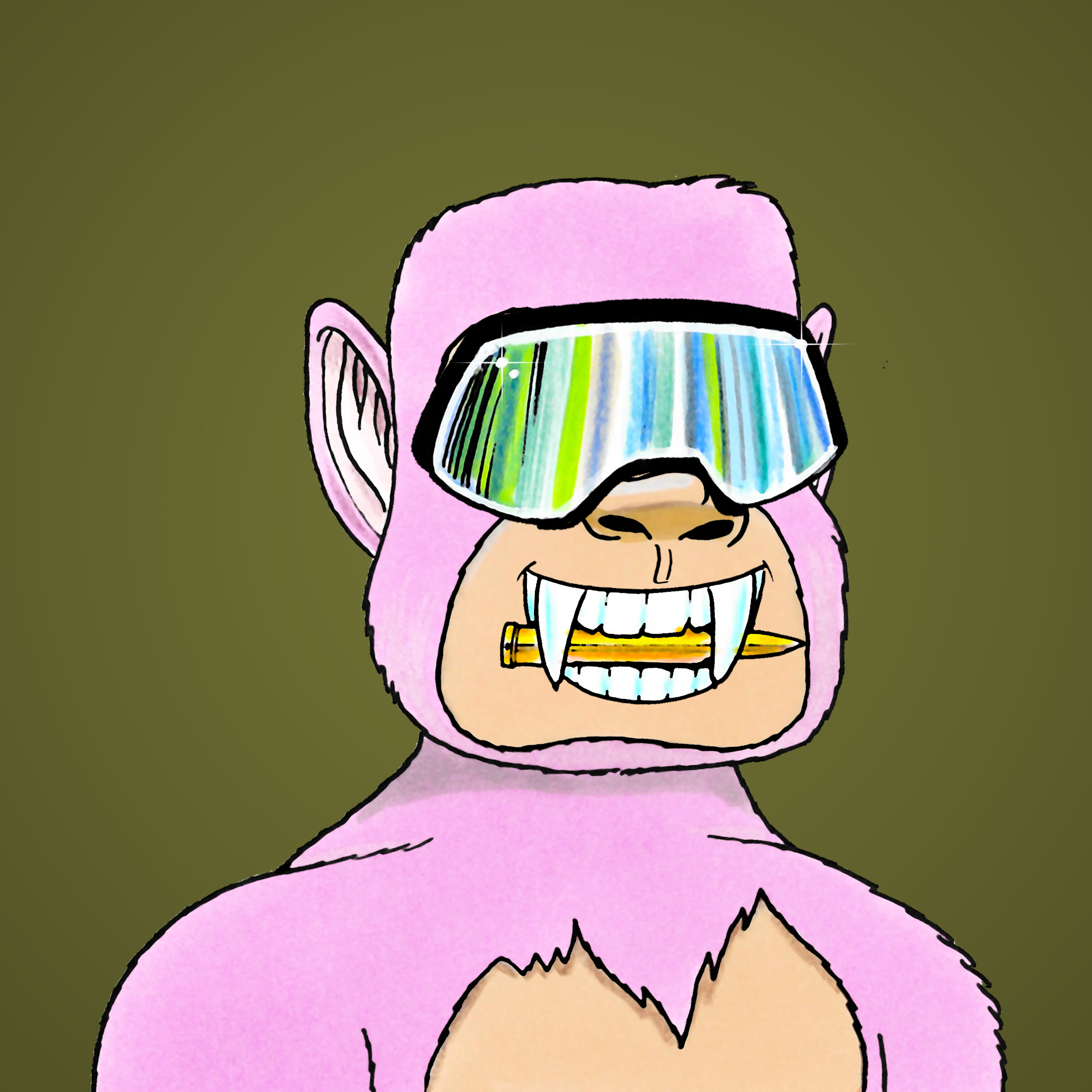 George Trosley - Jungle Freaks - Jungle Freak 5121 - NFT # 5121