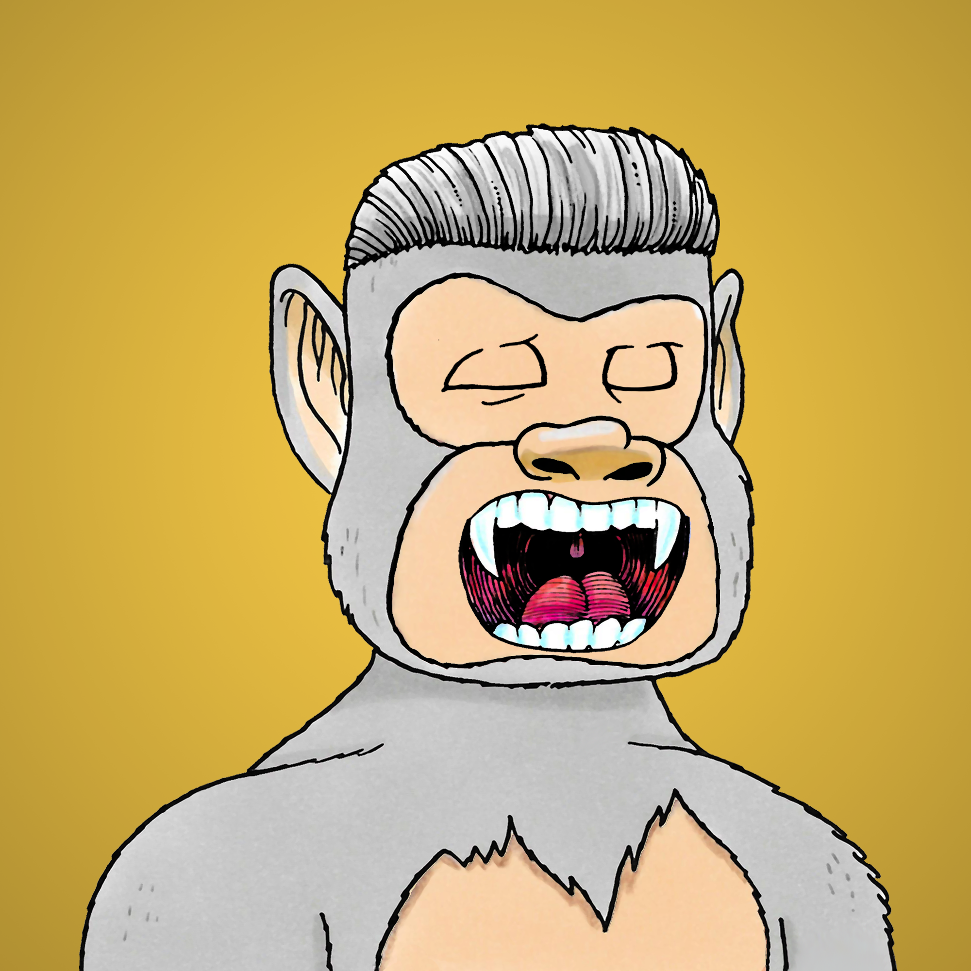 George Trosley - Jungle Freaks - Jungle Freak 513 - NFT # 513