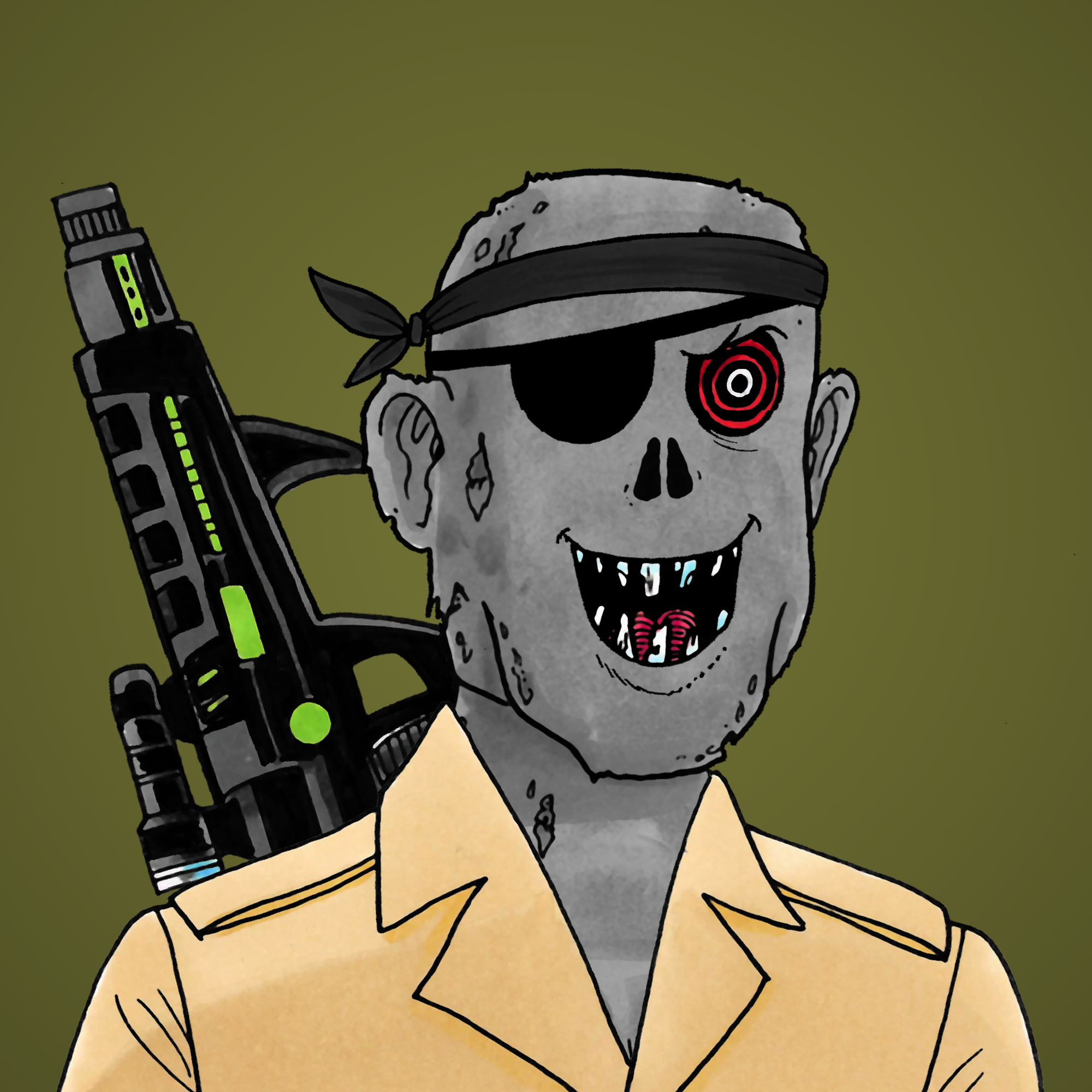 George Trosley - Jungle Freaks - Jungle Freak 5130 - NFT # 5130