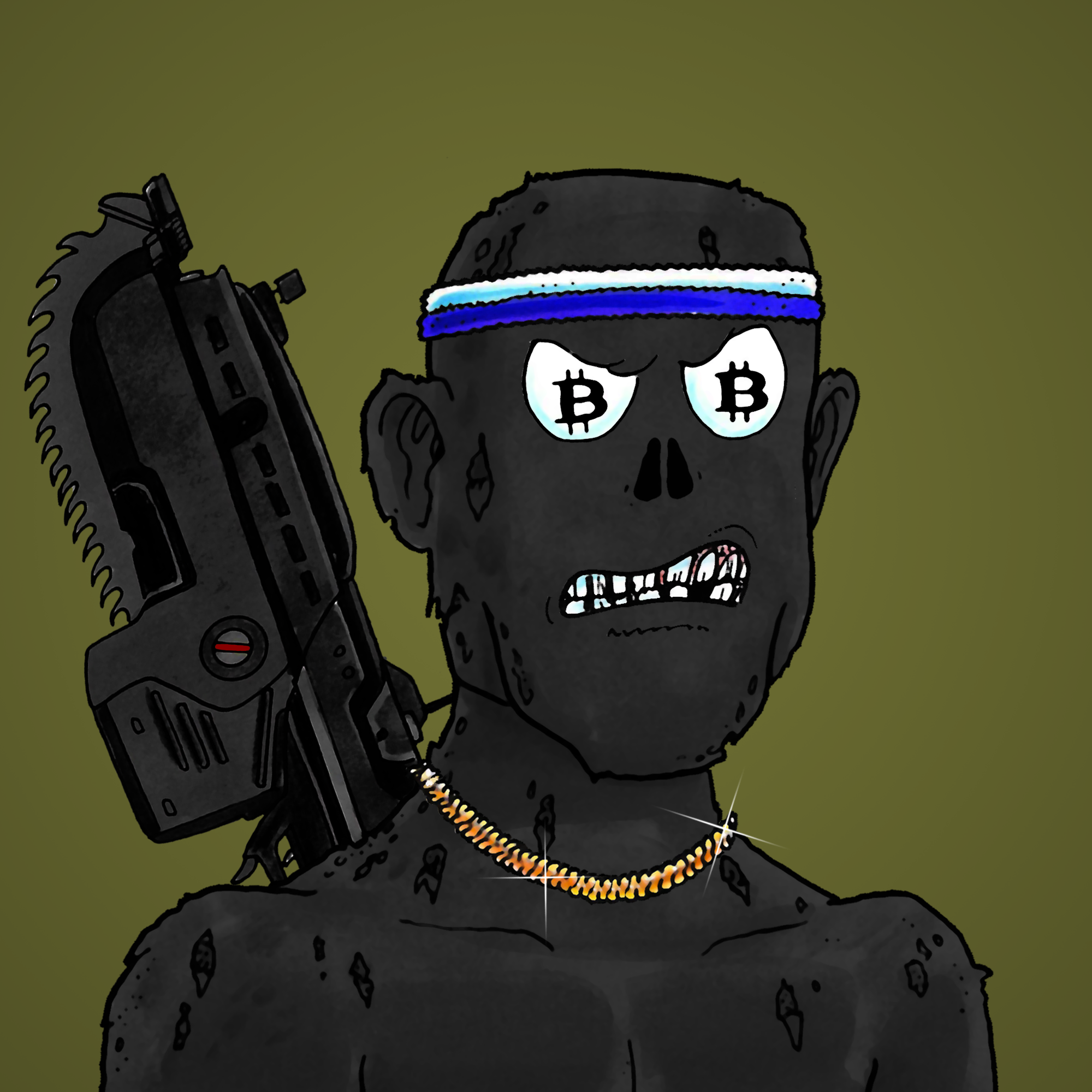 George Trosley - Jungle Freaks - Jungle Freak 5137 - NFT # 5137