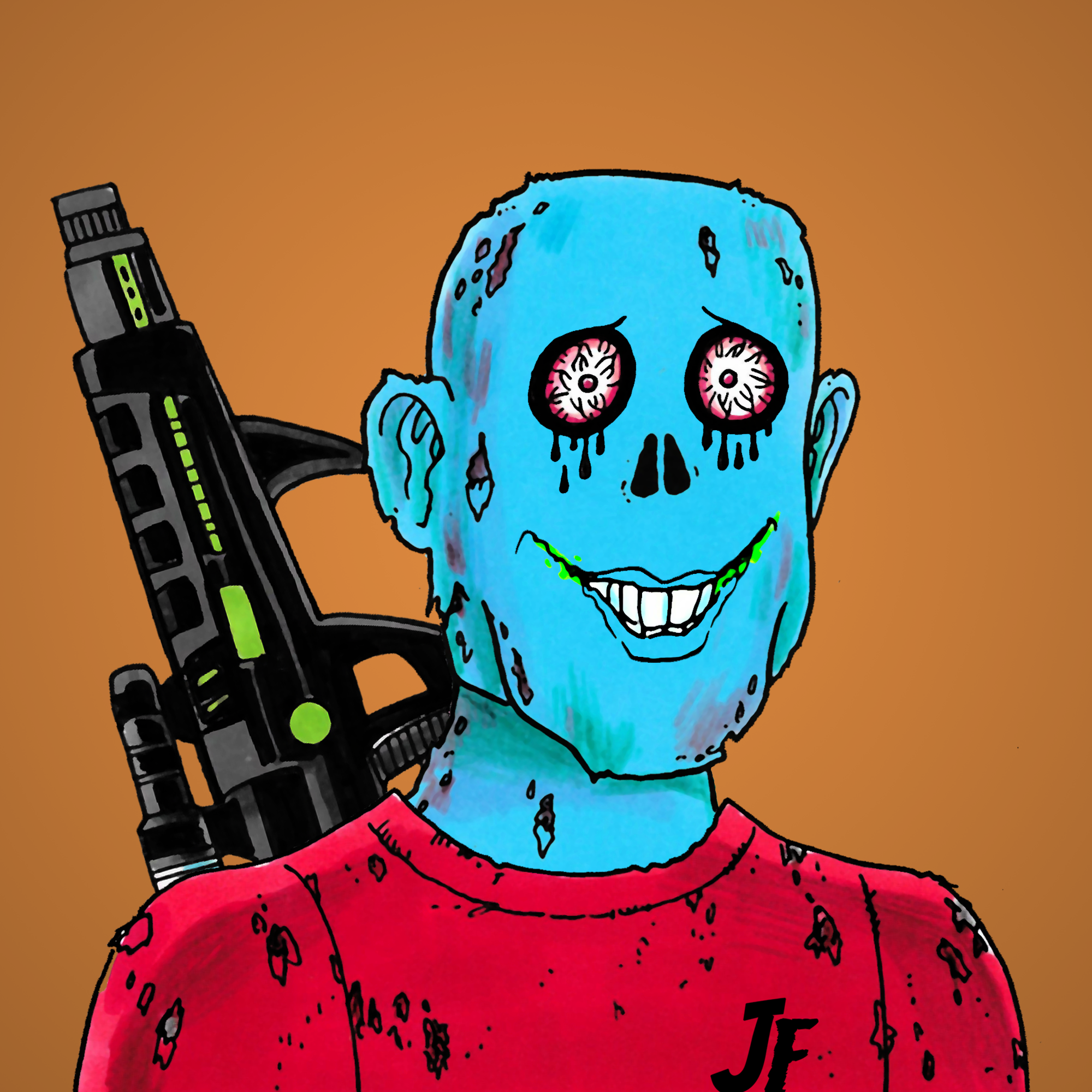 George Trosley - Jungle Freaks - Jungle Freak 5143 - NFT # 5143