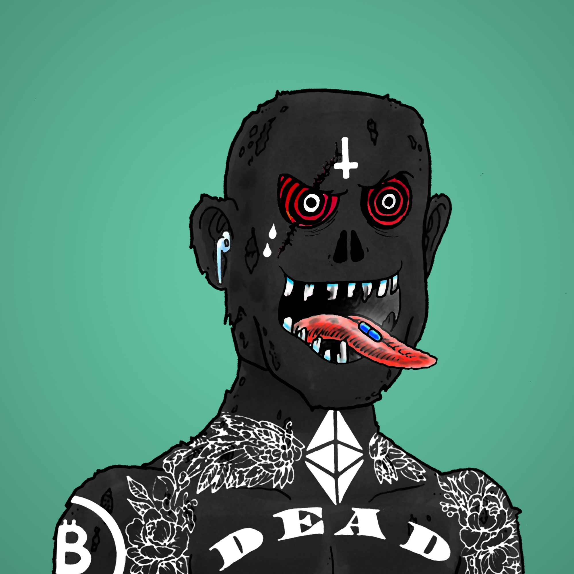 George Trosley - Jungle Freaks - Jungle Freak 5144 - NFT # 5144