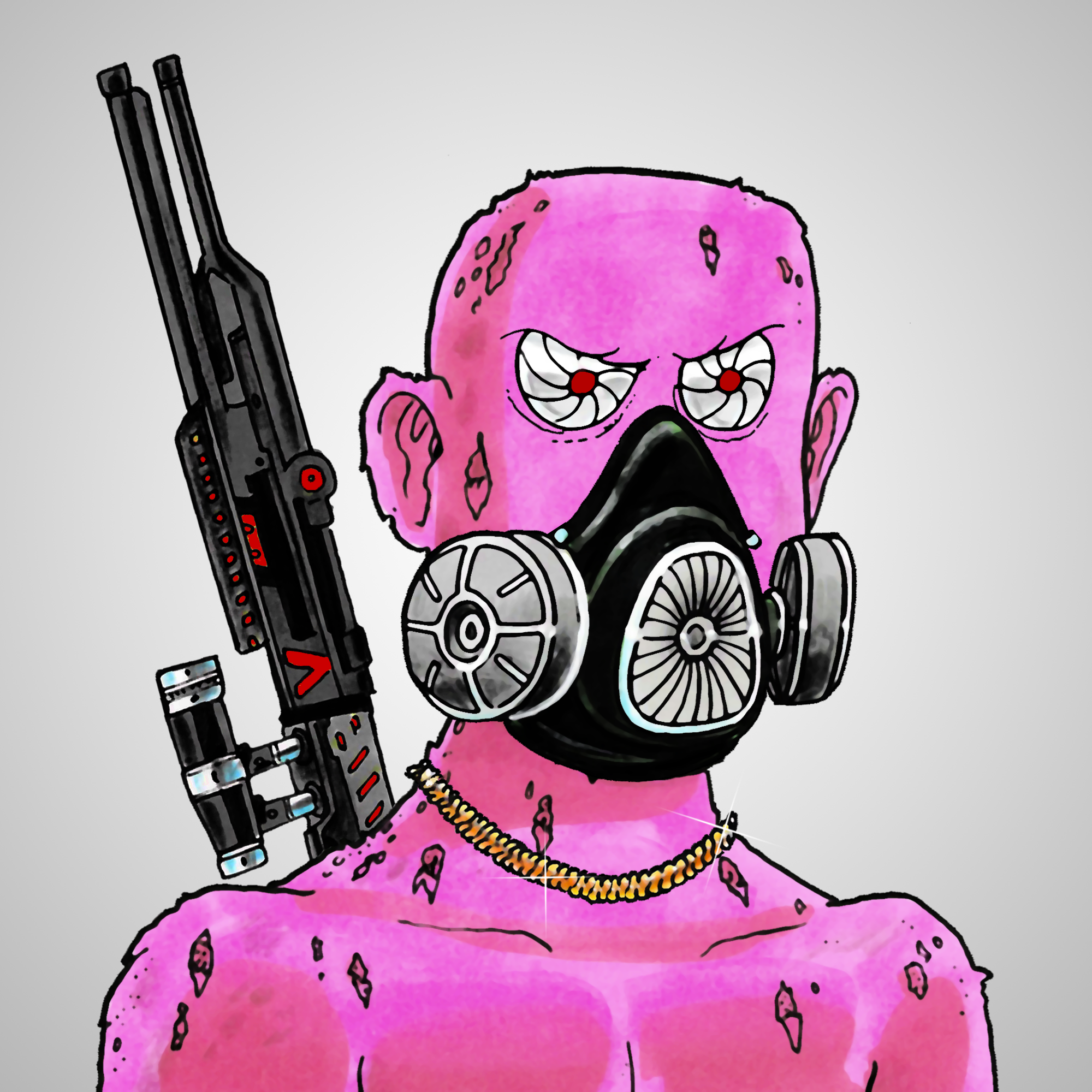 George Trosley - Jungle Freaks - Jungle Freak 5145 - NFT # 5145