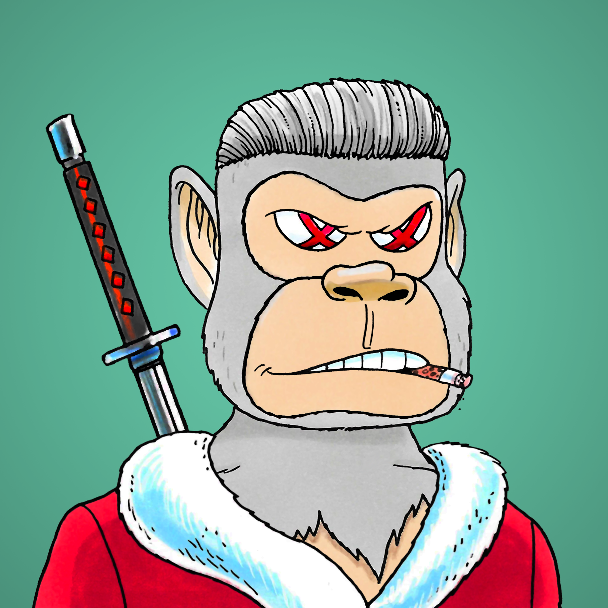 George Trosley - Jungle Freaks - Jungle Freak 5148 - NFT # 5148