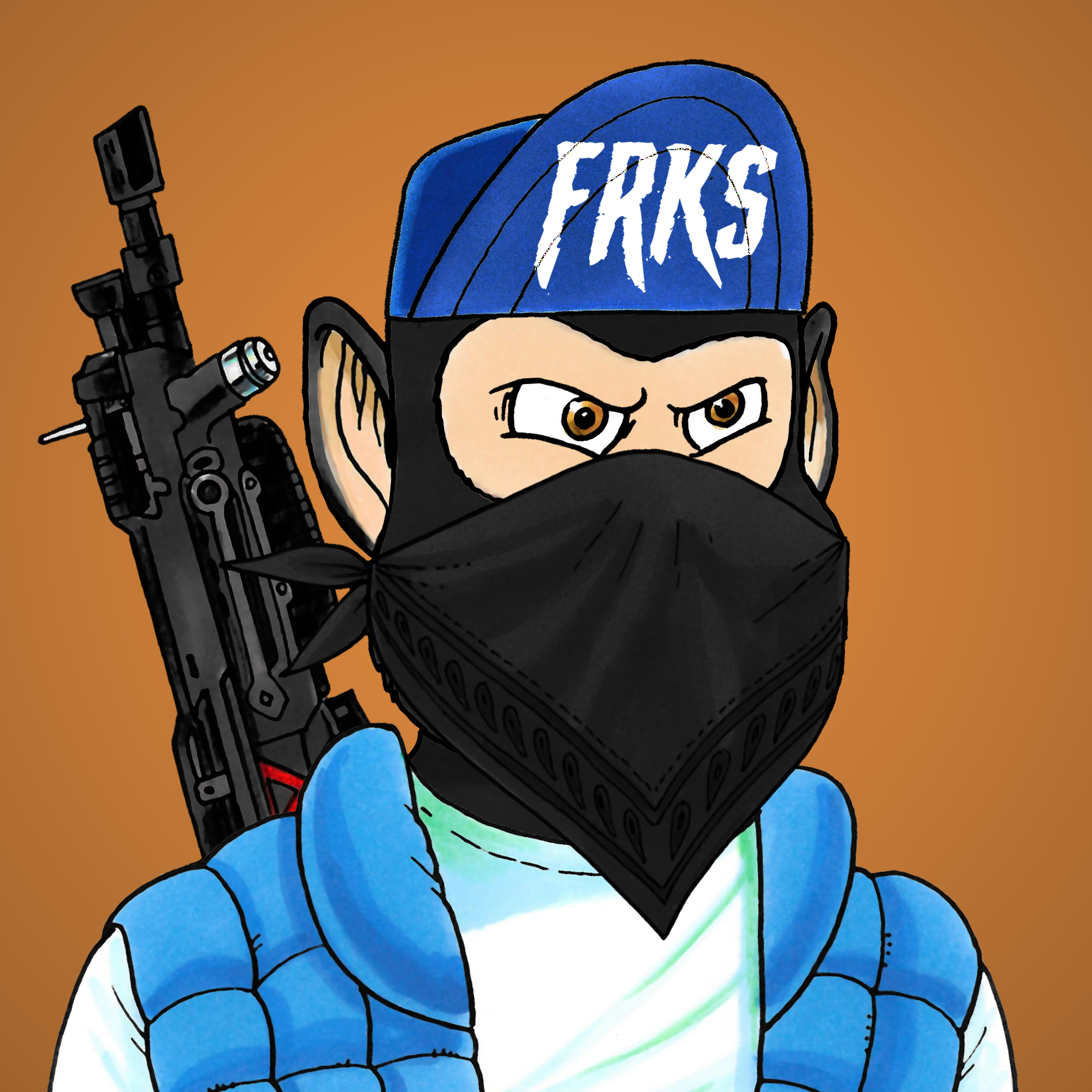 George Trosley - Jungle Freaks - Jungle Freak 5158 - NFT # 5158