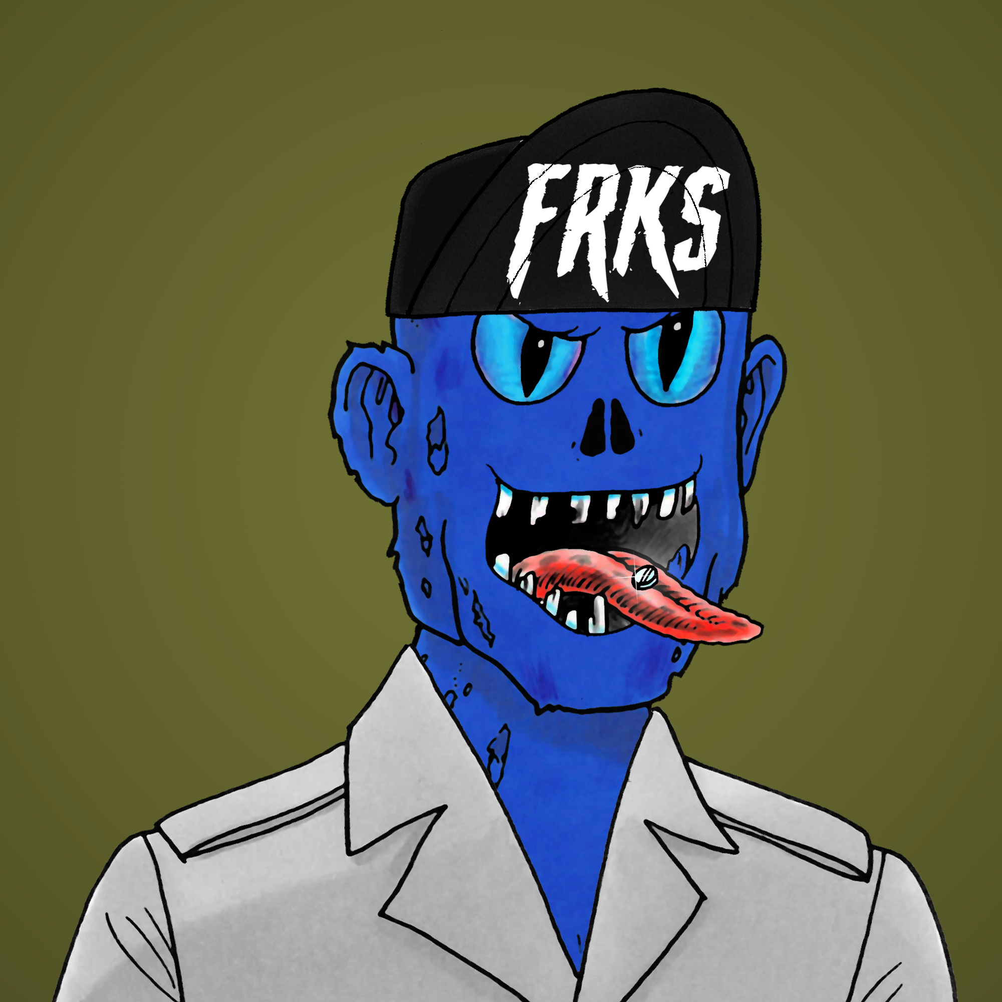 George Trosley - Jungle Freaks - Jungle Freak 5159 - NFT # 5159