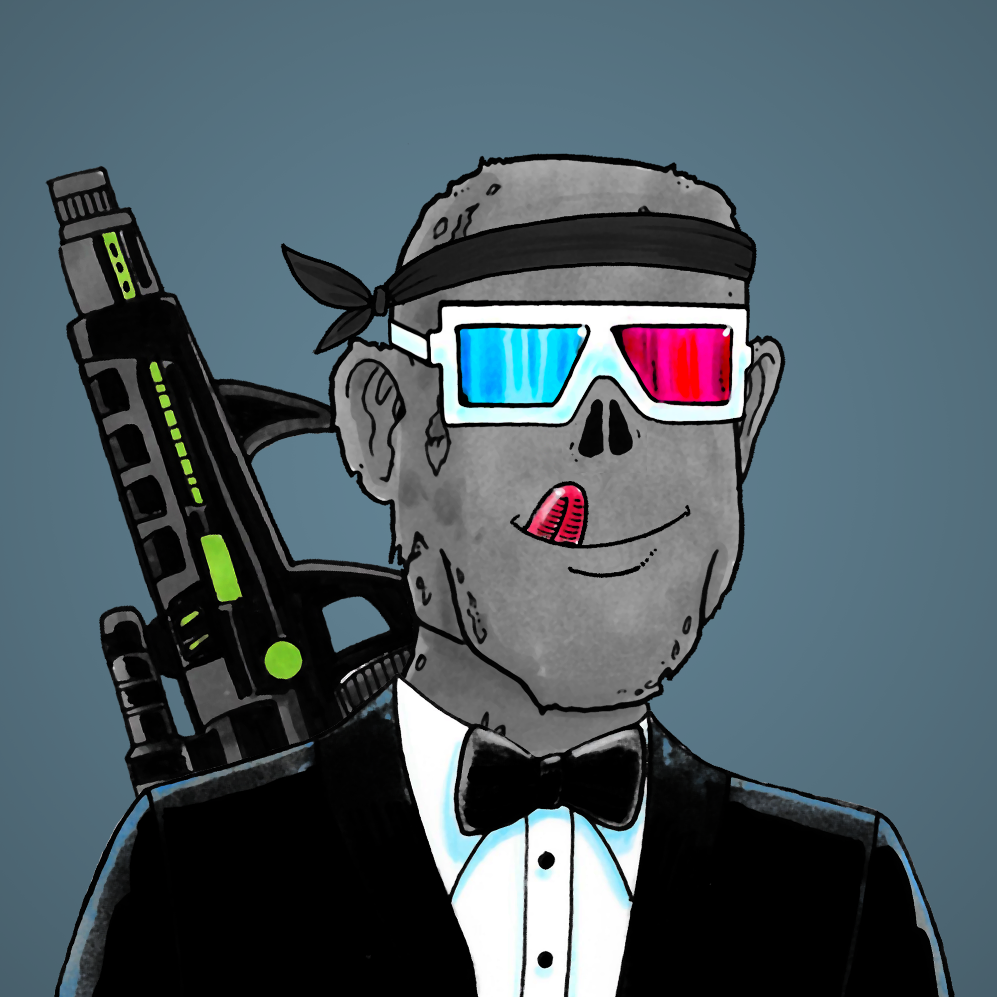 George Trosley - Jungle Freaks - Jungle Freak 5168 - NFT # 5168