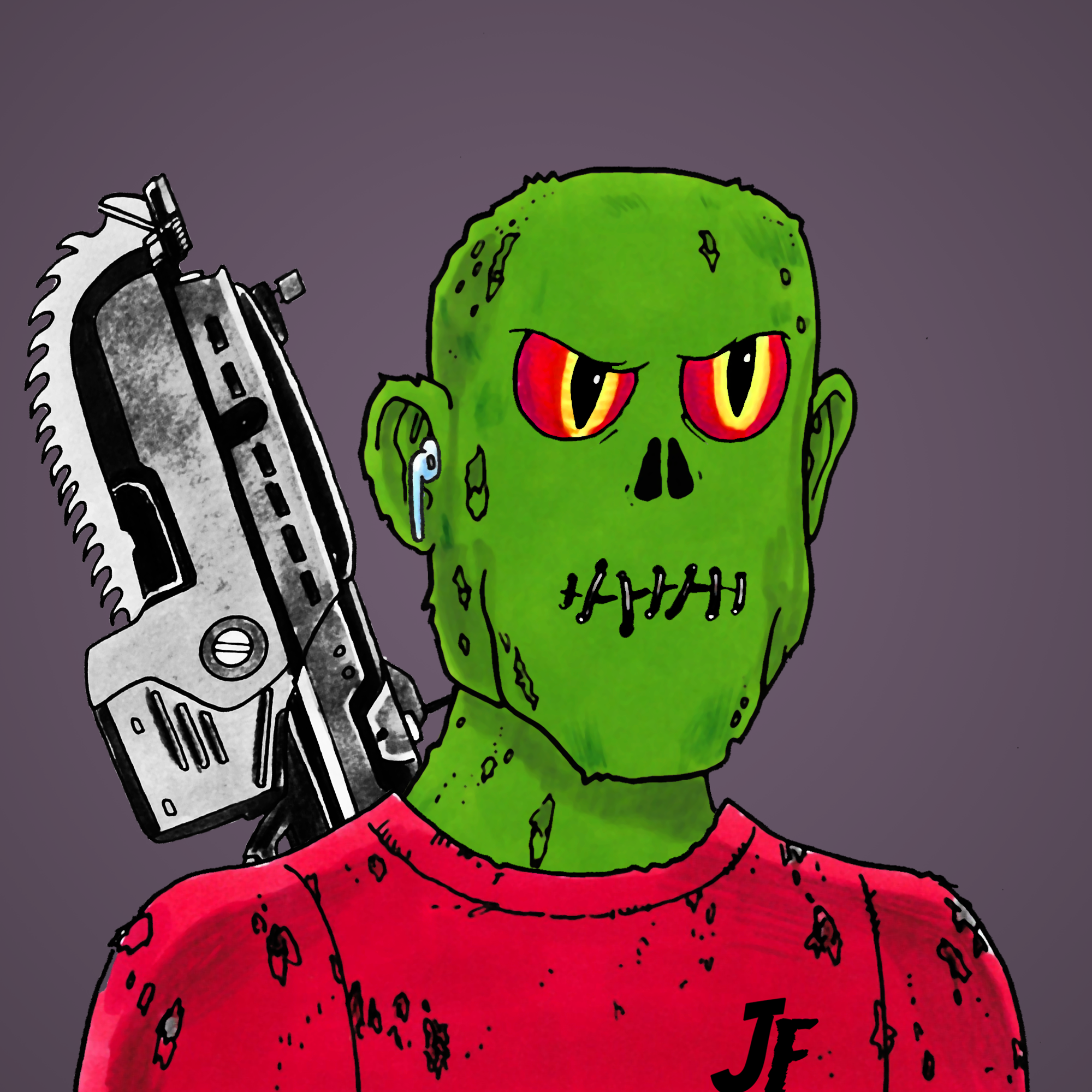 George Trosley - Jungle Freaks - Jungle Freak 5169 - NFT # 5169