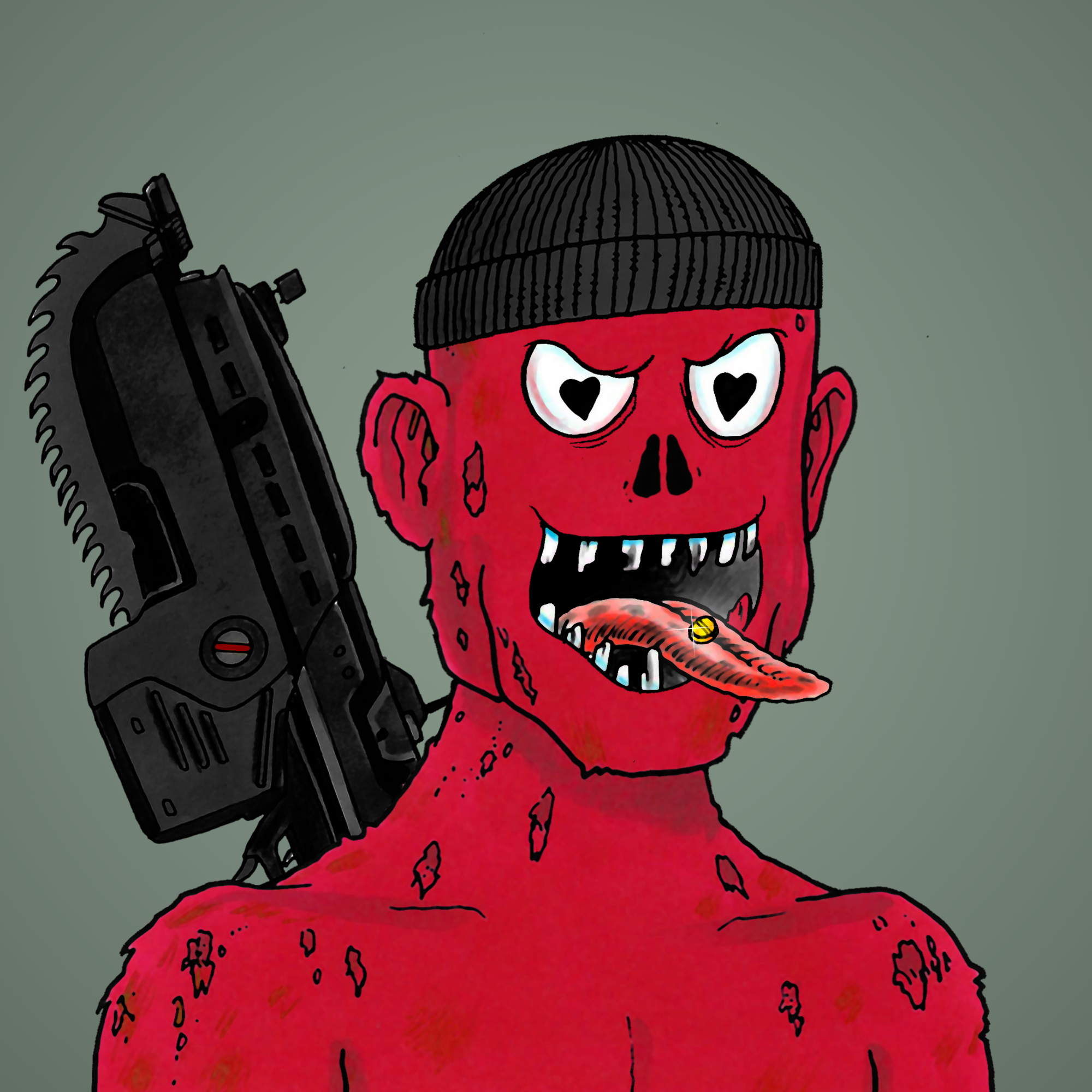 George Trosley - Jungle Freaks - Jungle Freak 517 - NFT # 517