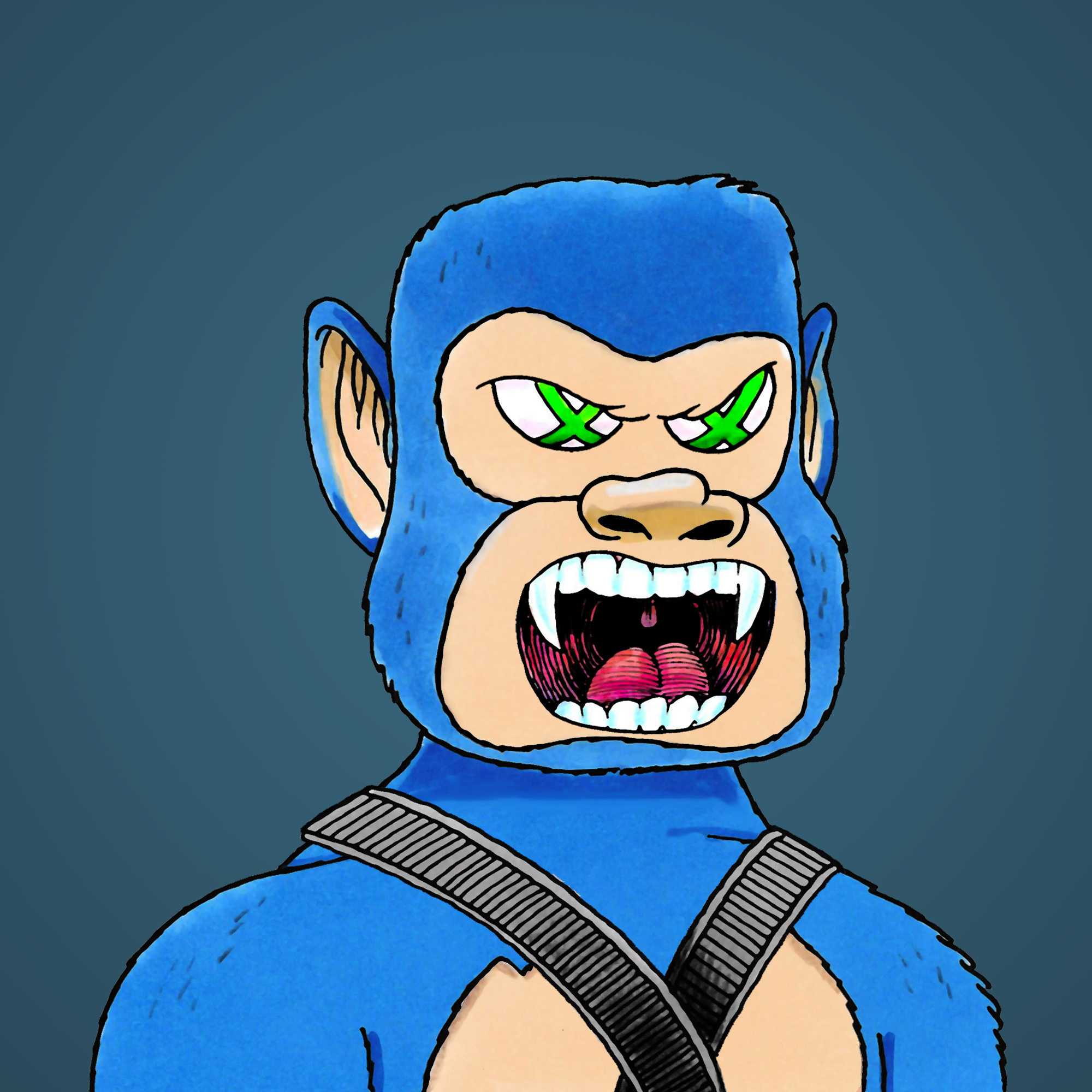 George Trosley - Jungle Freaks - Jungle Freak 5173 - NFT # 5173