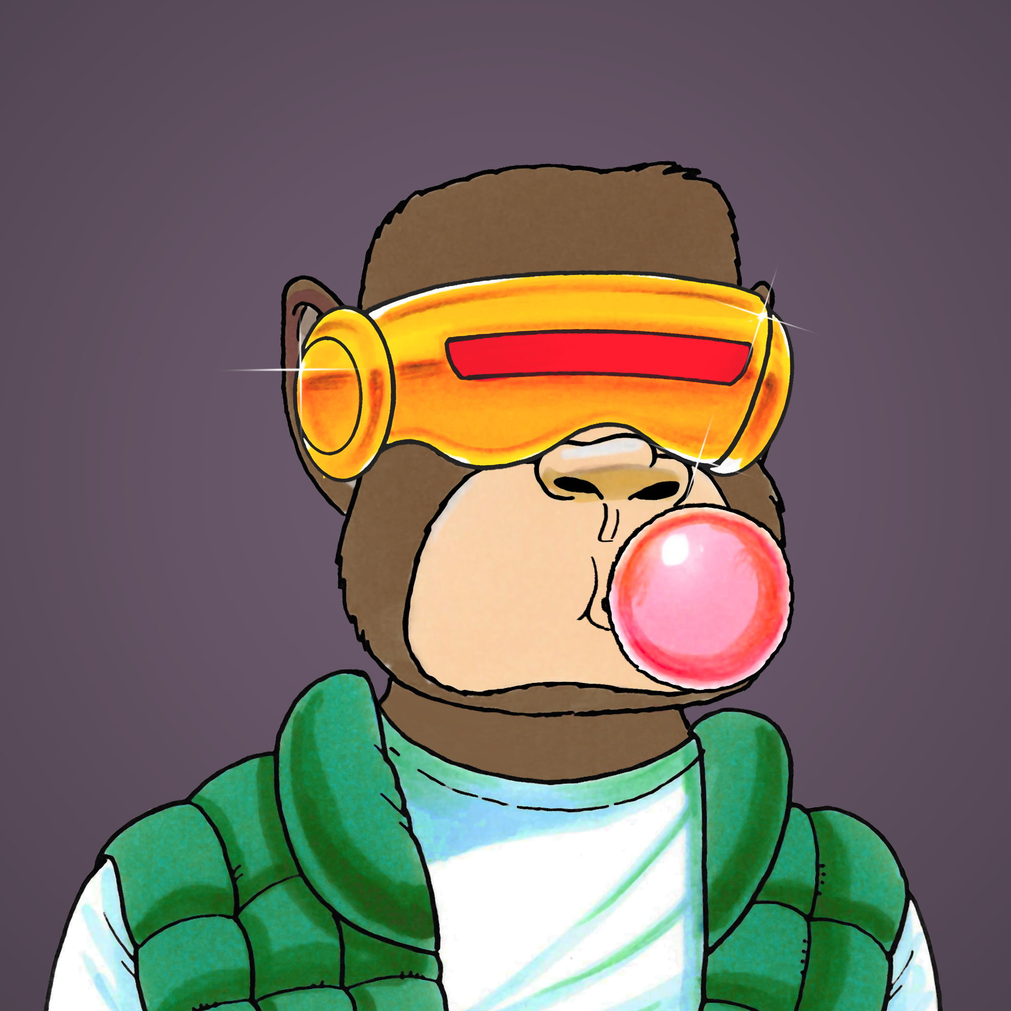 George Trosley - Jungle Freaks - Jungle Freak 5175 - NFT # 5175